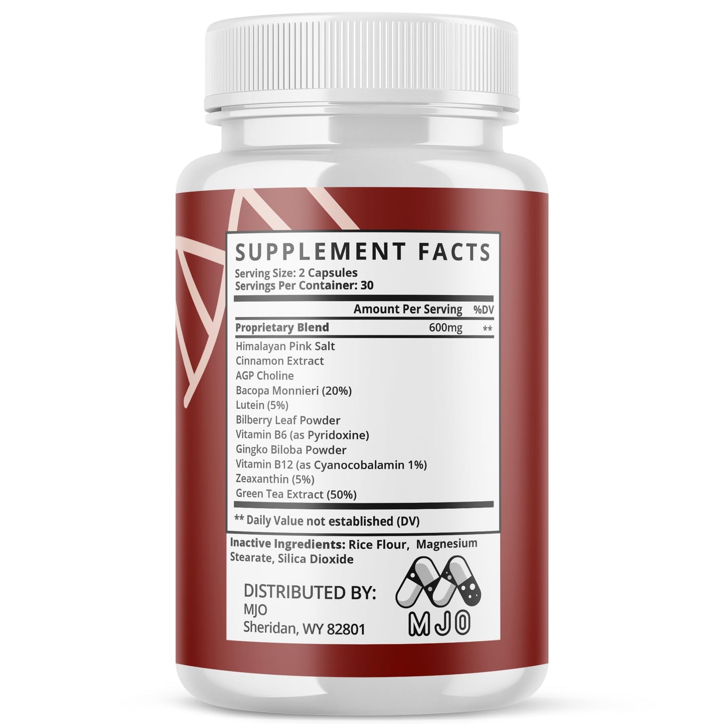 MJO Bladder Health Capsules 120 Capsules