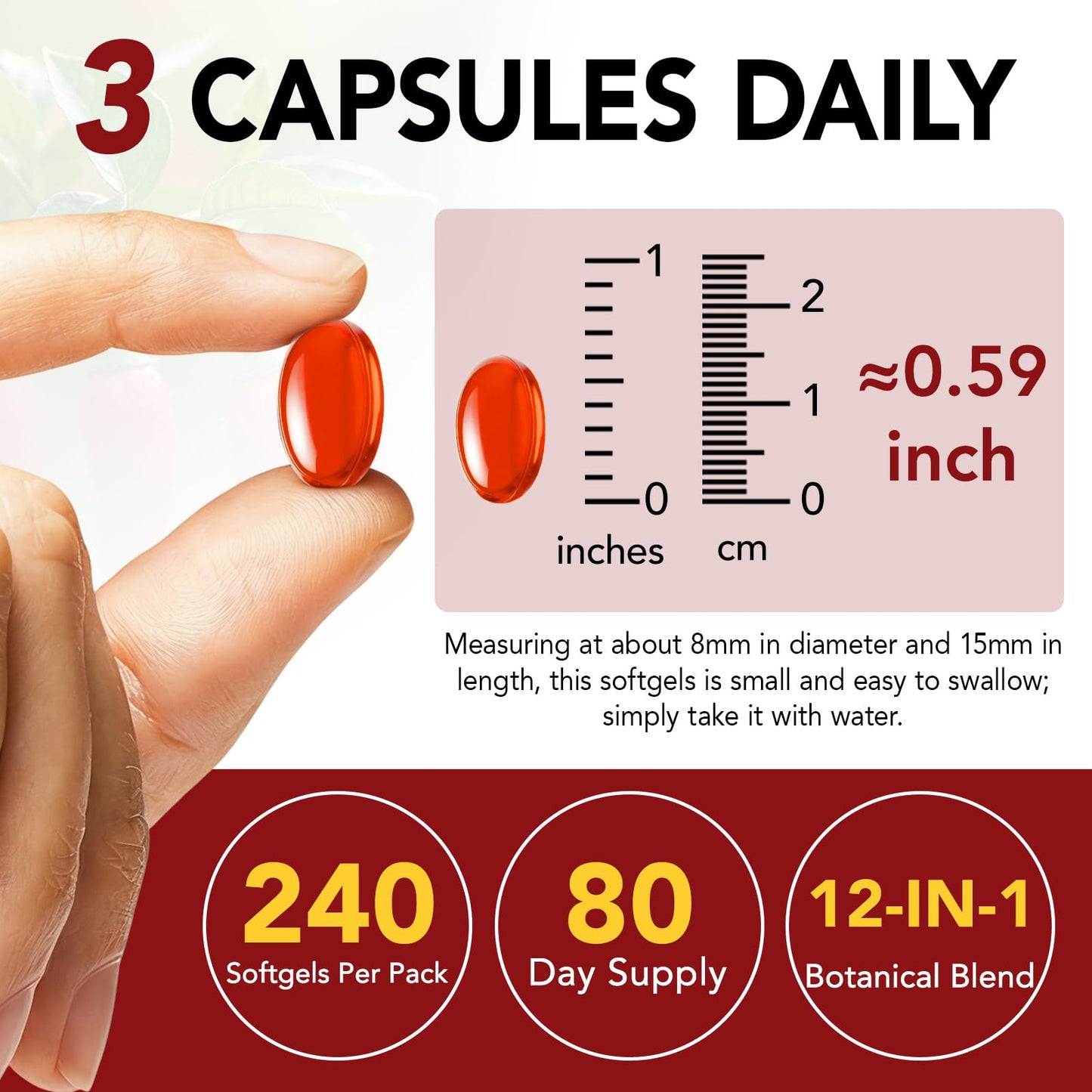 AUIWQWFI Cayenne Pepper Softgels 300 Count