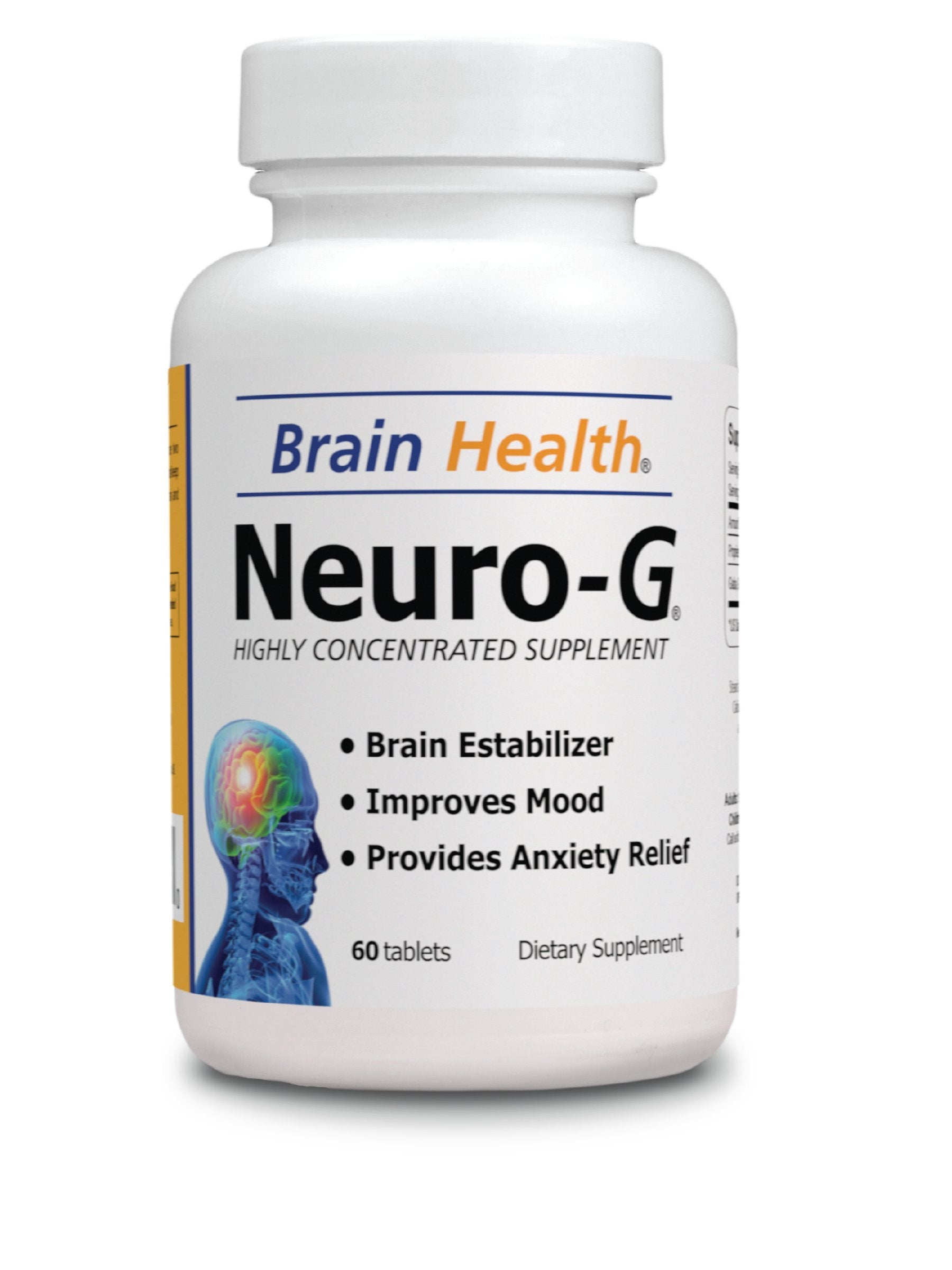 Organic Farms Vitamins Neuro G Stabilize Your Emotions - Brain Health Tablets 60