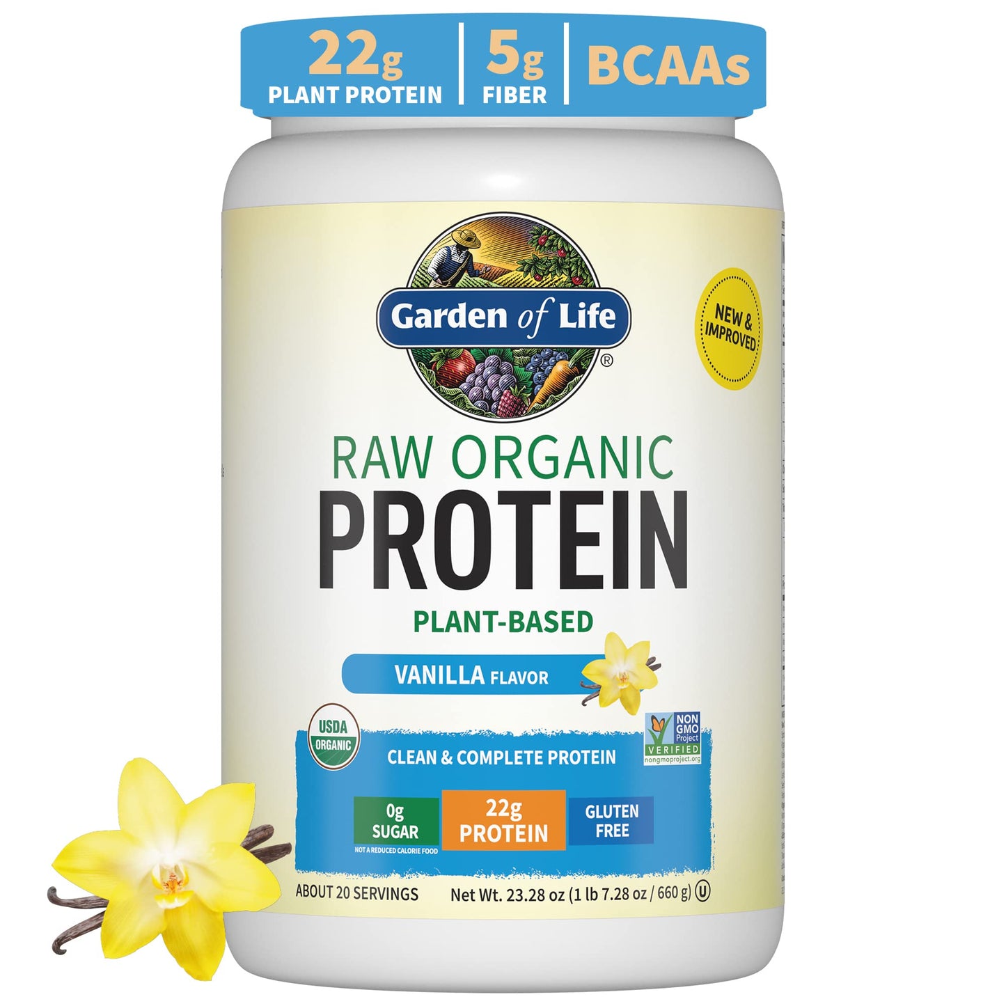 Garden of Life Raw Organic Protein & Greens Vanilla Protein Powder (2)
