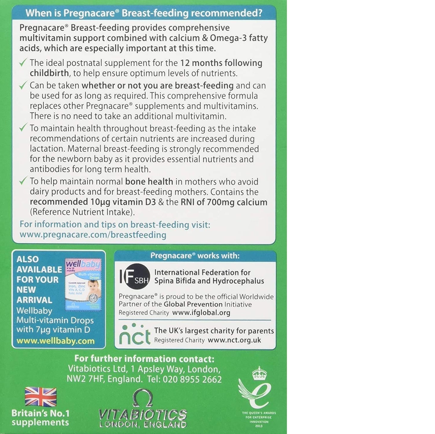 Pregnacare Breastfeeding 84 Tablets