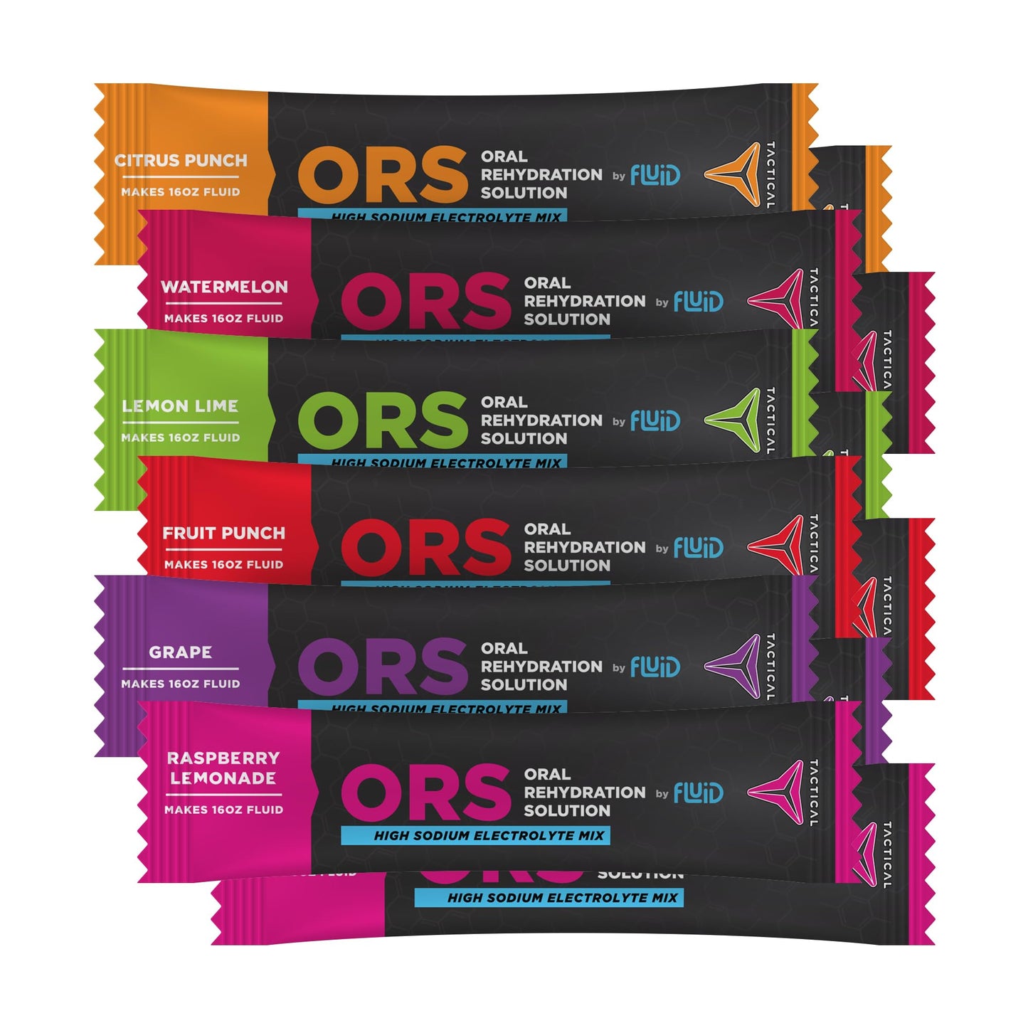 Fluid Tactical ORS (Oral Rehydration Solution) Powder 128
