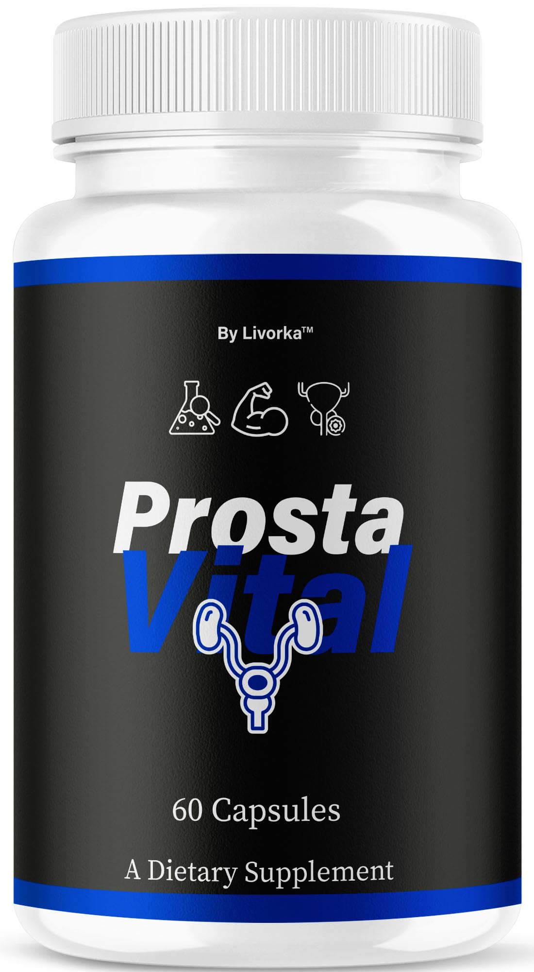 LIVORKA ProstaVital for Men Capsules 60 Count