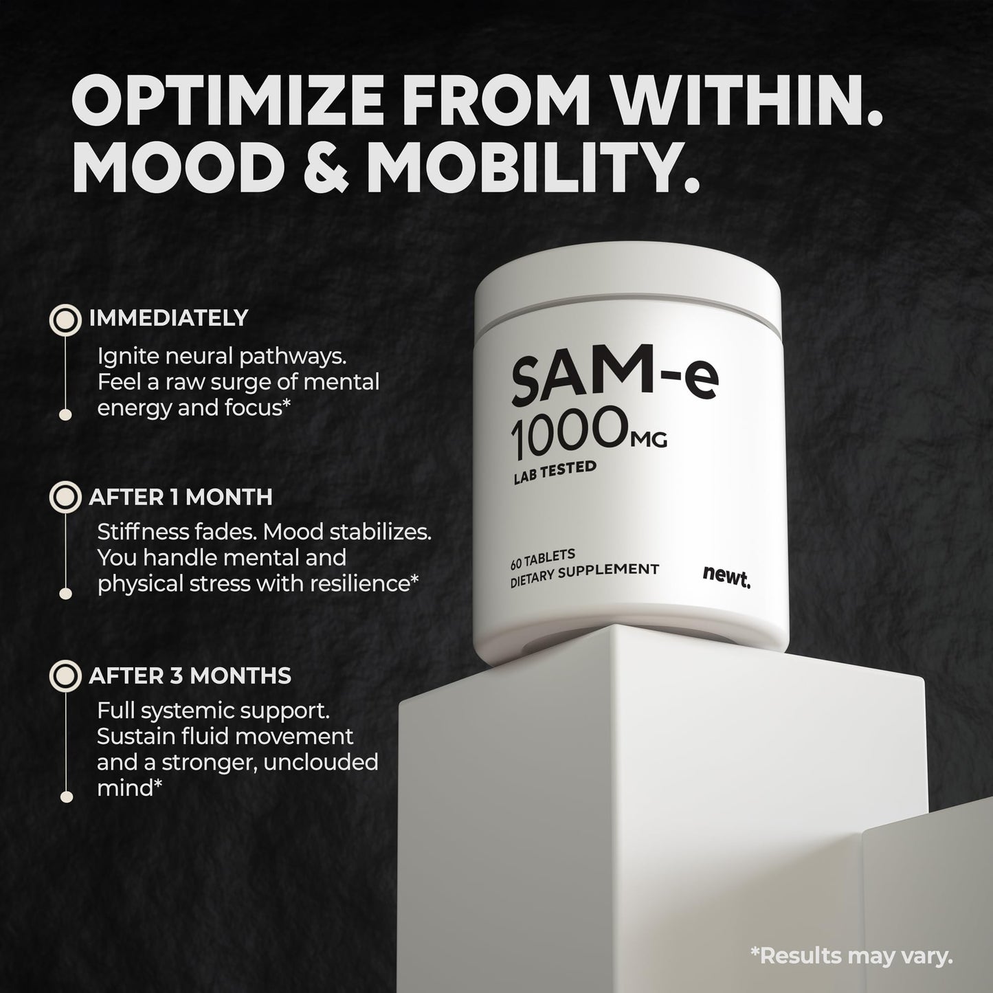 Newt SAM-e 1000mg Tablet, 60 Tablets
