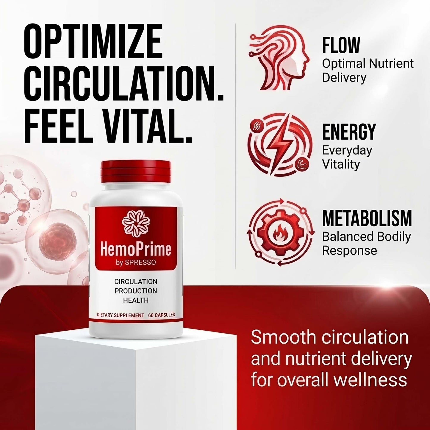 SPRESSO Hemo Prime Capsules 180 Capsules