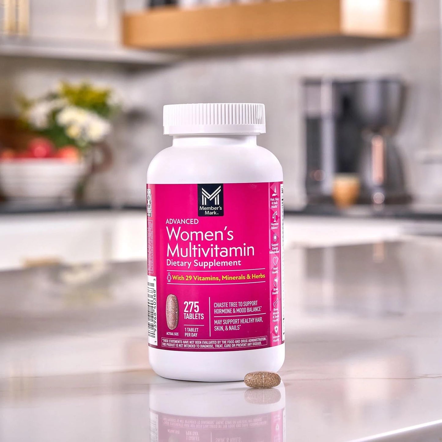 Member's Mark Women's Daily Multivitamin Softgel 275