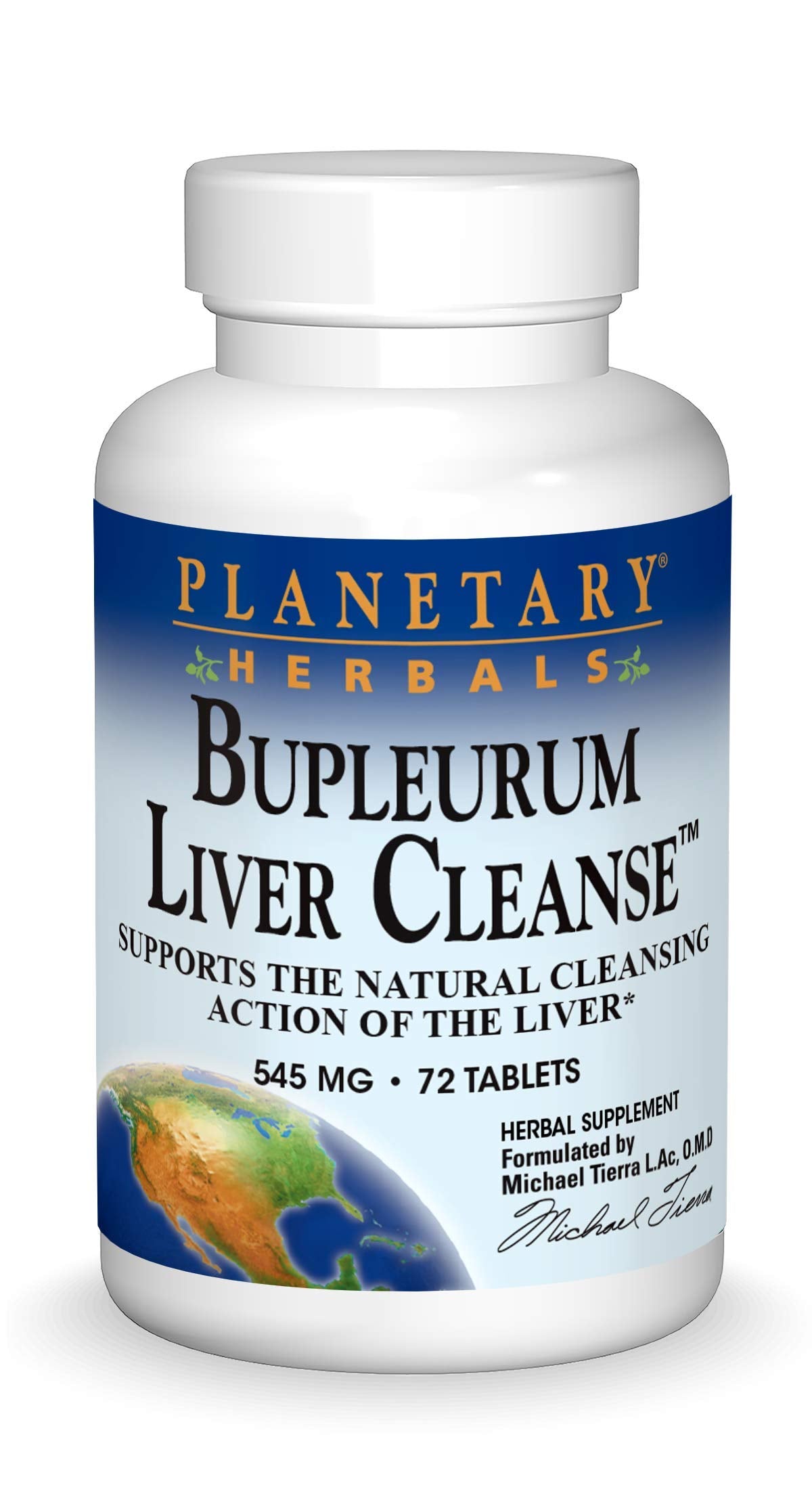 Planetary Herbals Bupleurum Liver Cleanse 545mg 72 Tablets