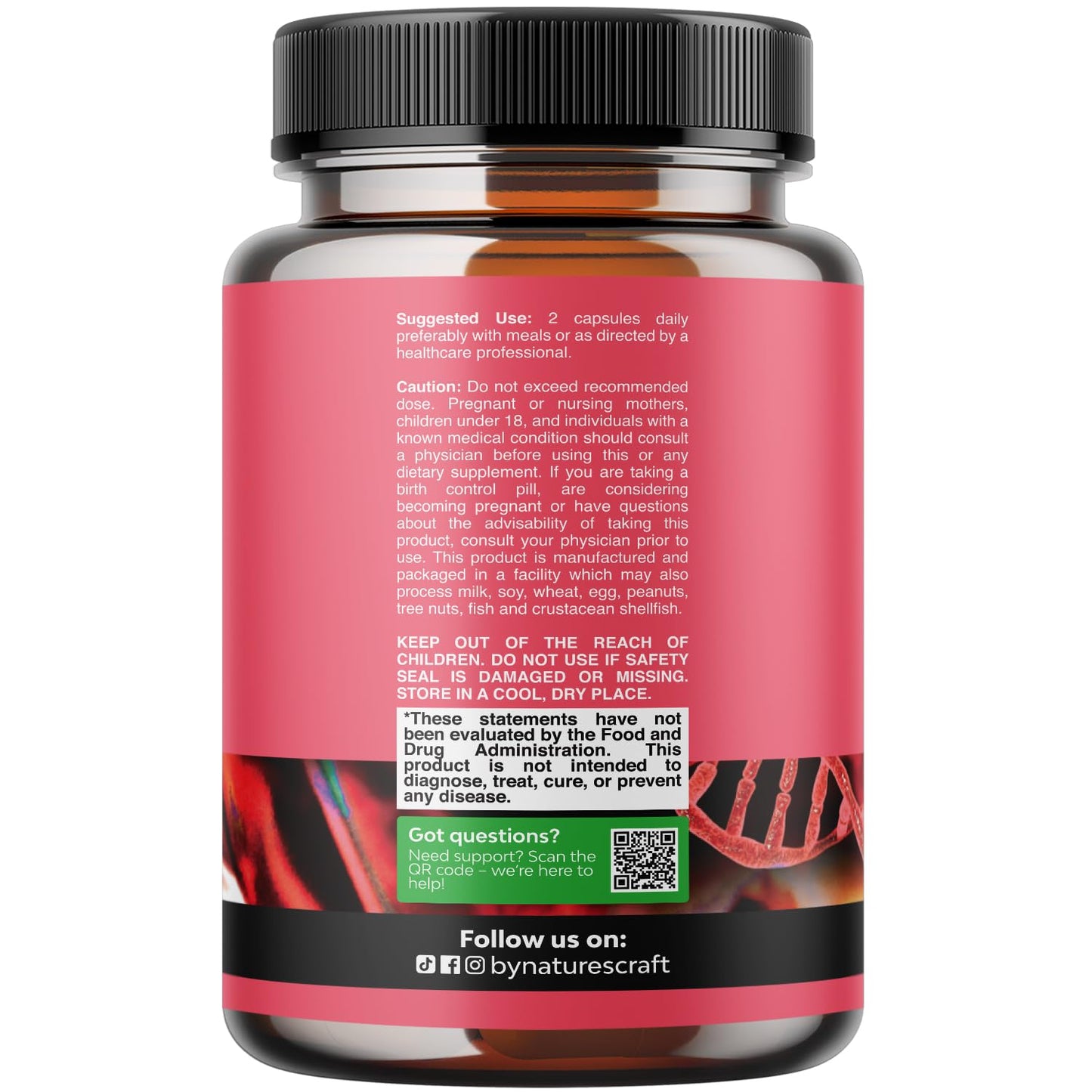 Natures Craft Female Fertility Supplement with Prenatal Multivitamins Capsule, 180 Count