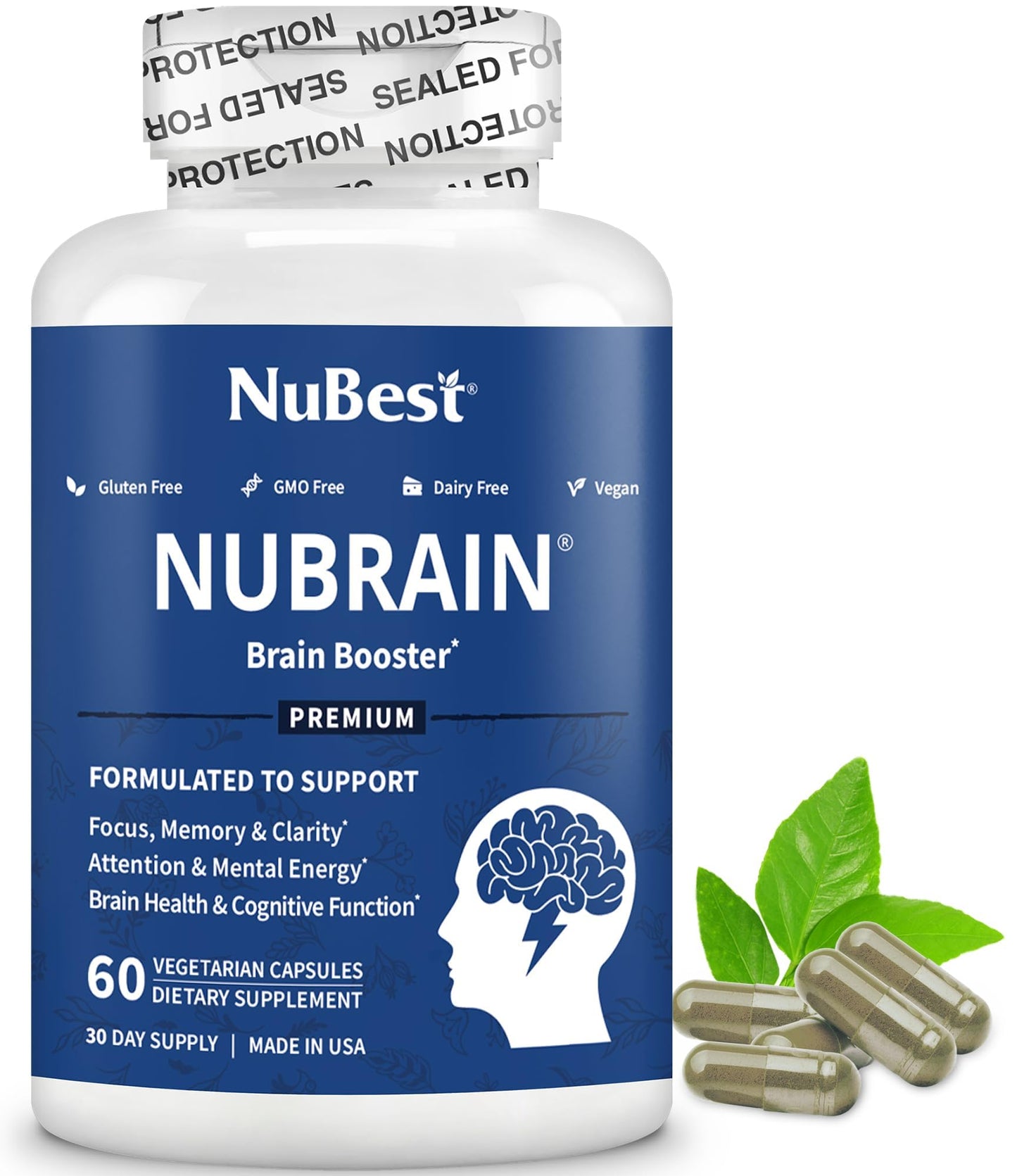 NuBest NuBrain Booster Capsule 60 Capsules