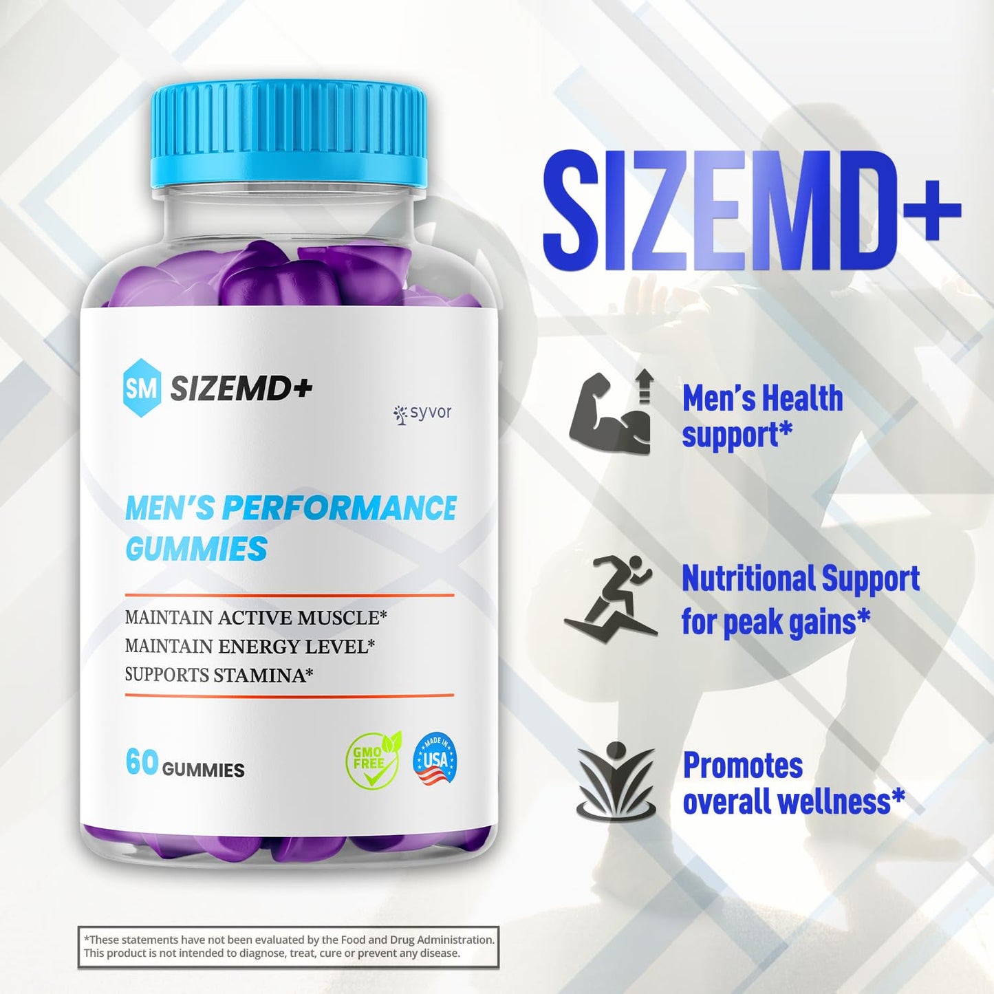 Syvor SizeMD+ Gummies, 120 Gummies
