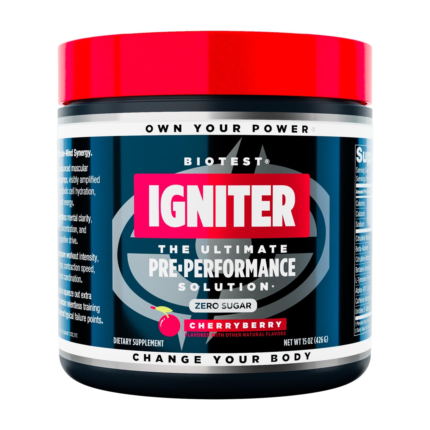 Biotest Igniter Motivation Switch Powder 15 Ounce