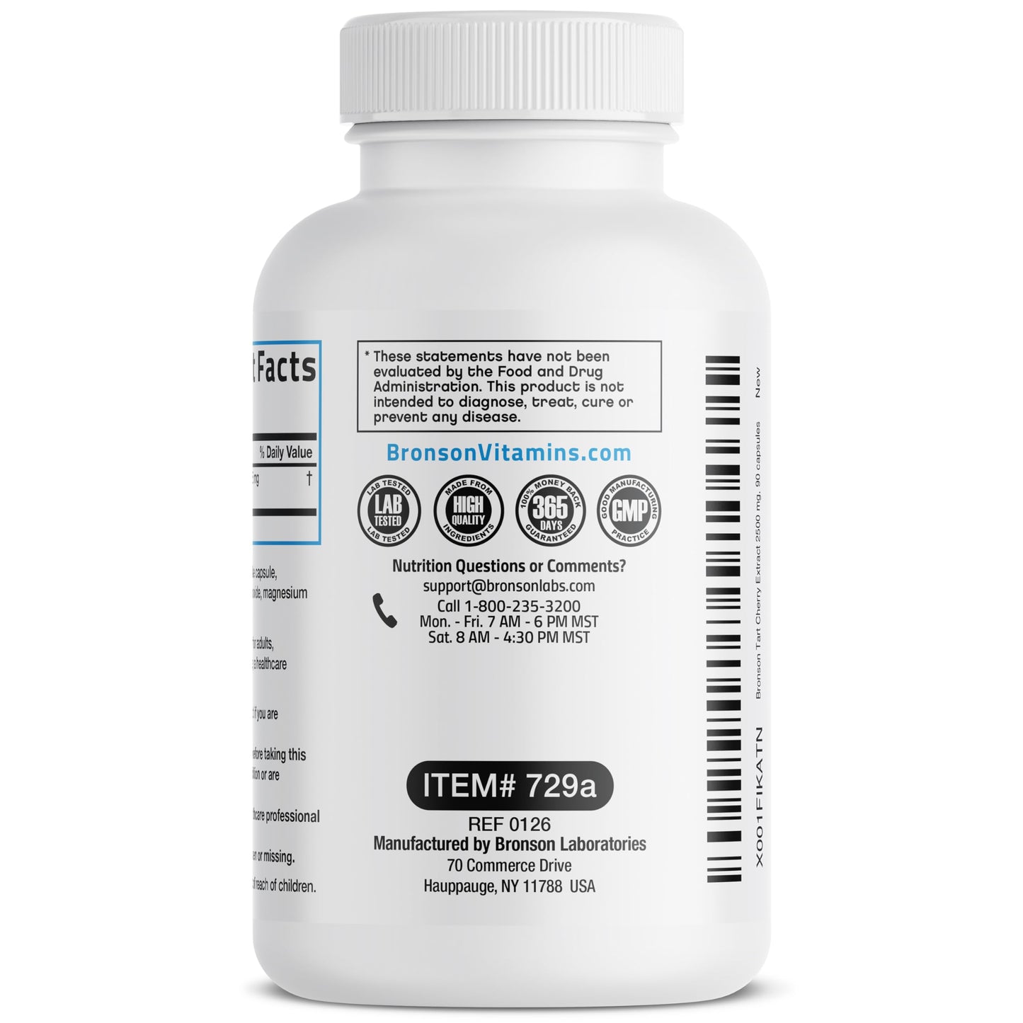 Bronson Tart Cherry Extract for Joint Support, 90 Capsules