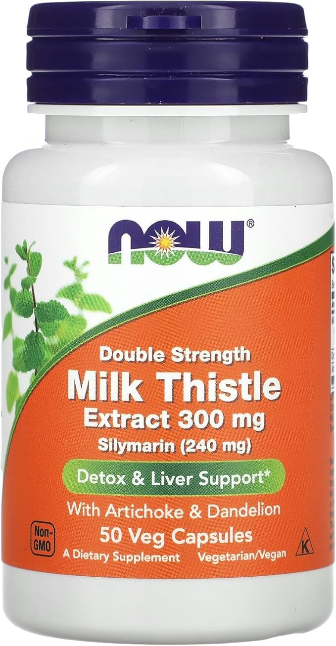 NOW Foods Silymarin Double Strength 300 mg Capsule 100 Count