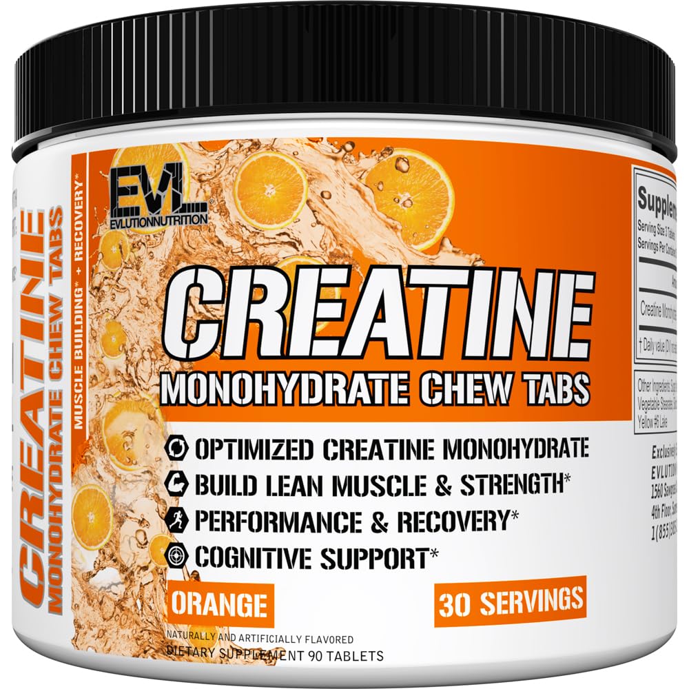 Evlution Creatine Monohydrate Tablet, 90 Tablets