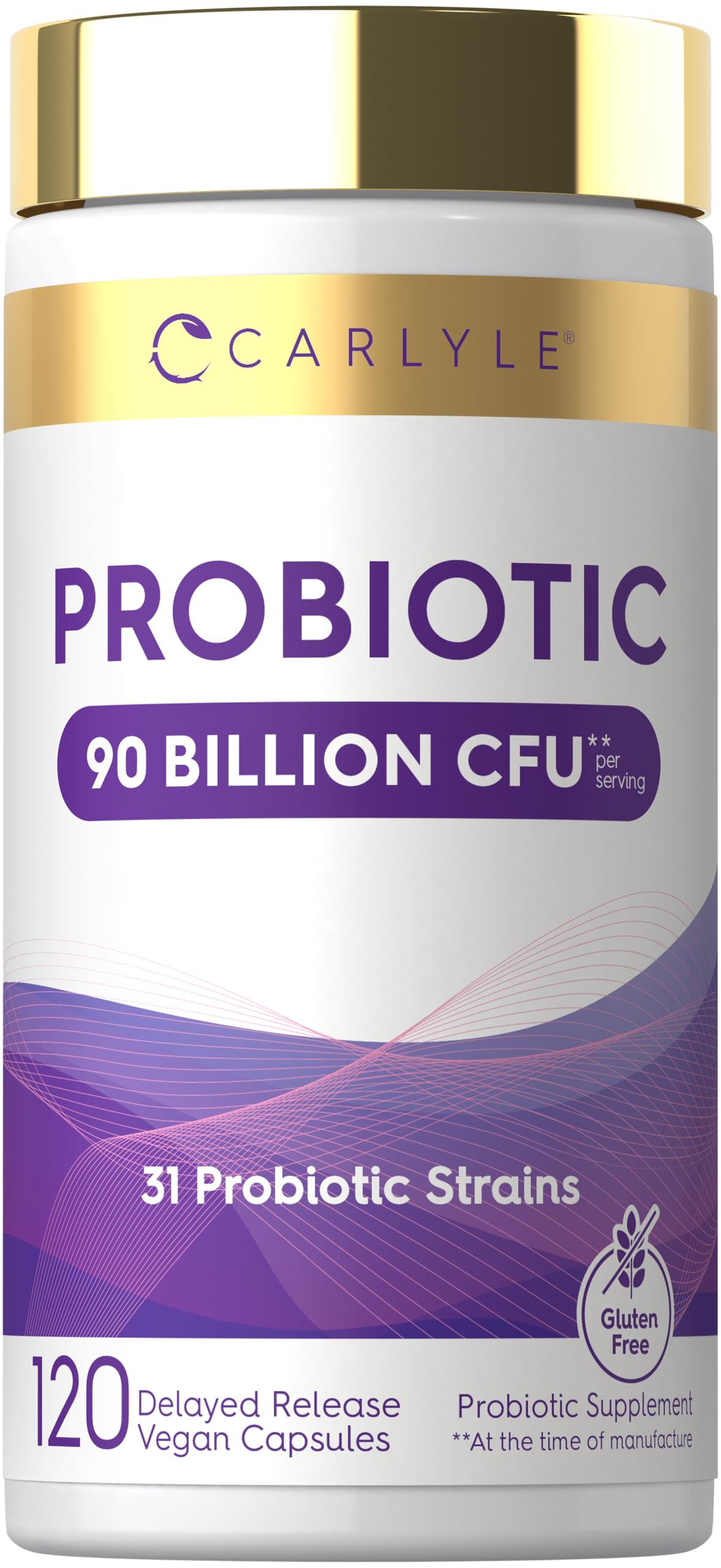 Carlyle Probiotics for Women and Men 120 Capsules