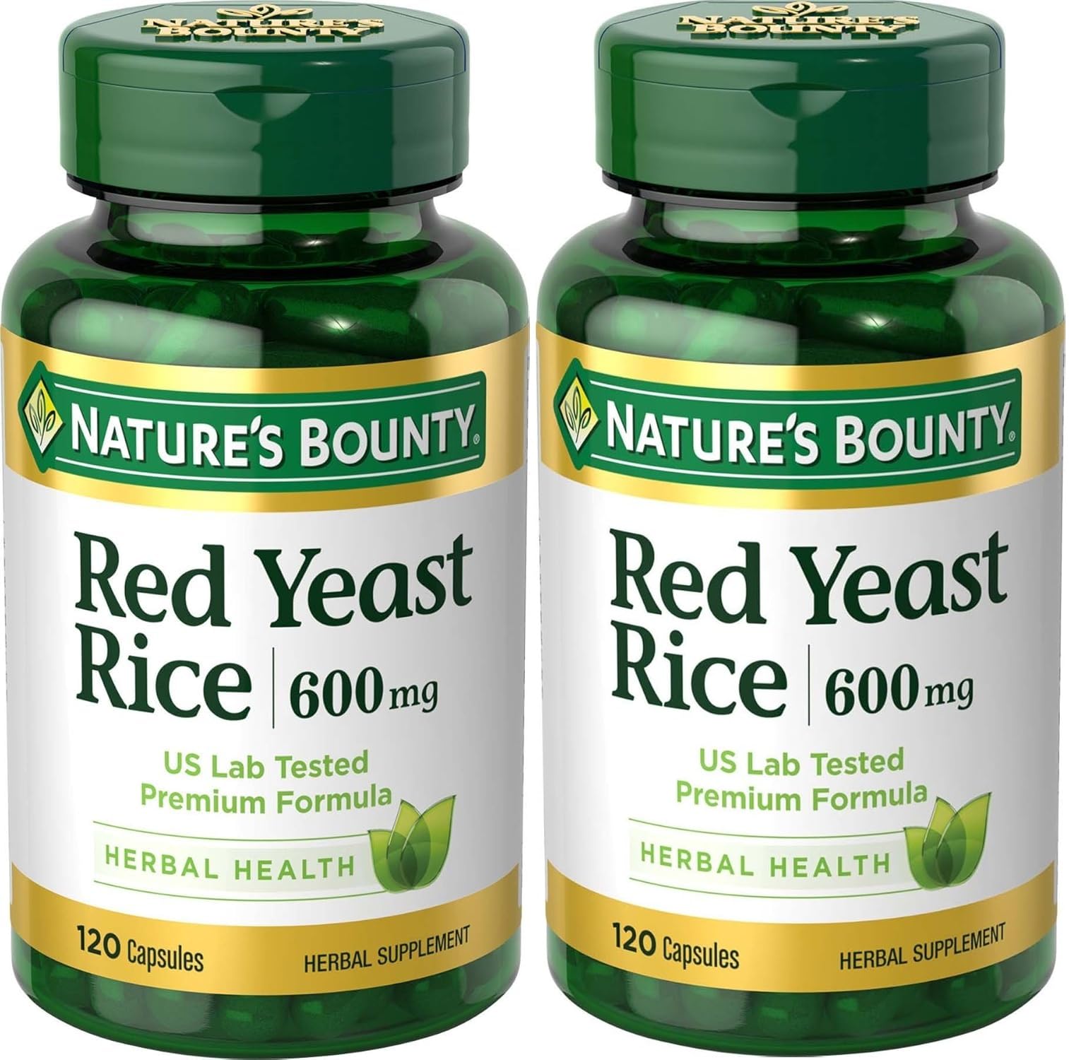 Nature's Bounty Red Yeast Rice 600mg Capsules 240