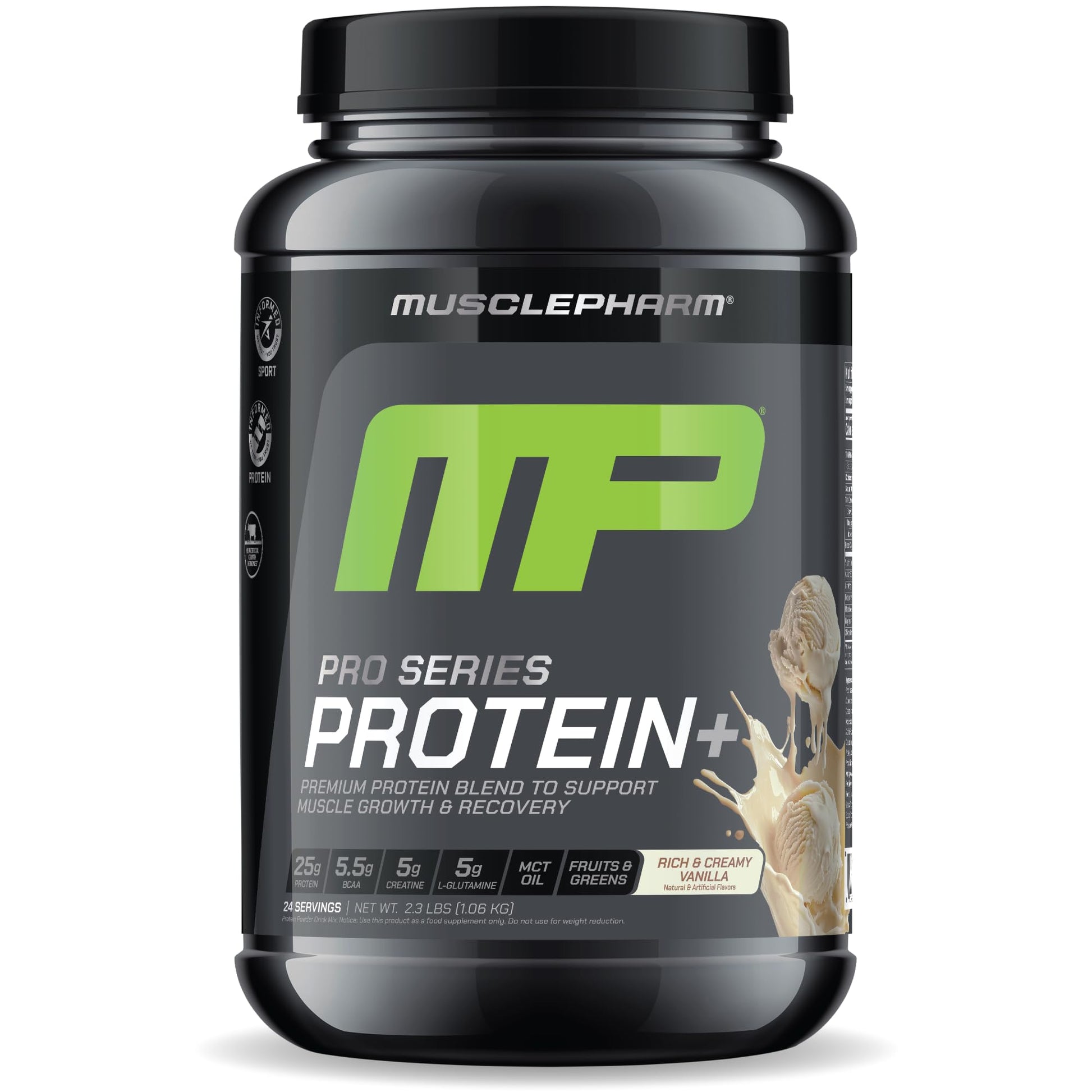 Muscle Pharm Pro Series Protein+ Creamy Vanilla Protein Powder 32