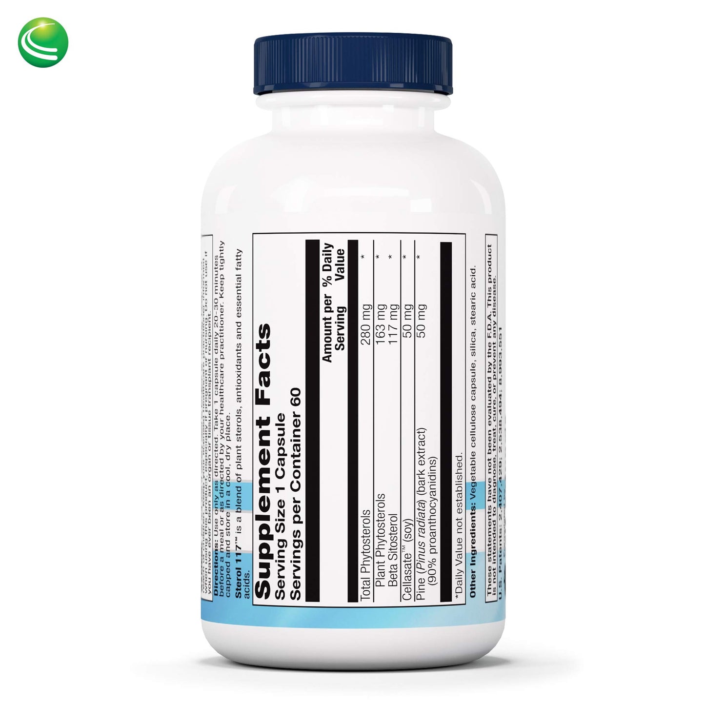 Nutra BioGenesis Sterol 117 Capsules 60 Count