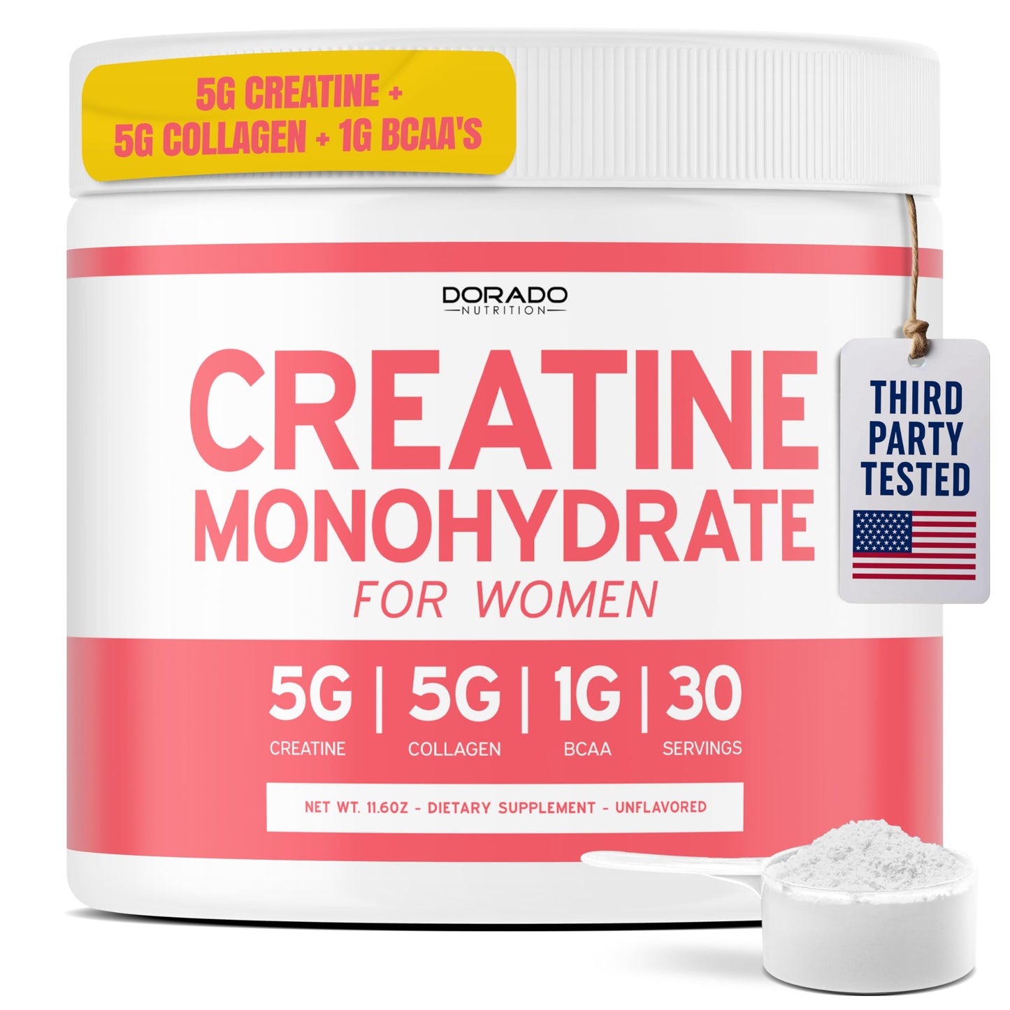 DORADO NUTRITION Creatine Monohydrate Powder 11.64 Ounce