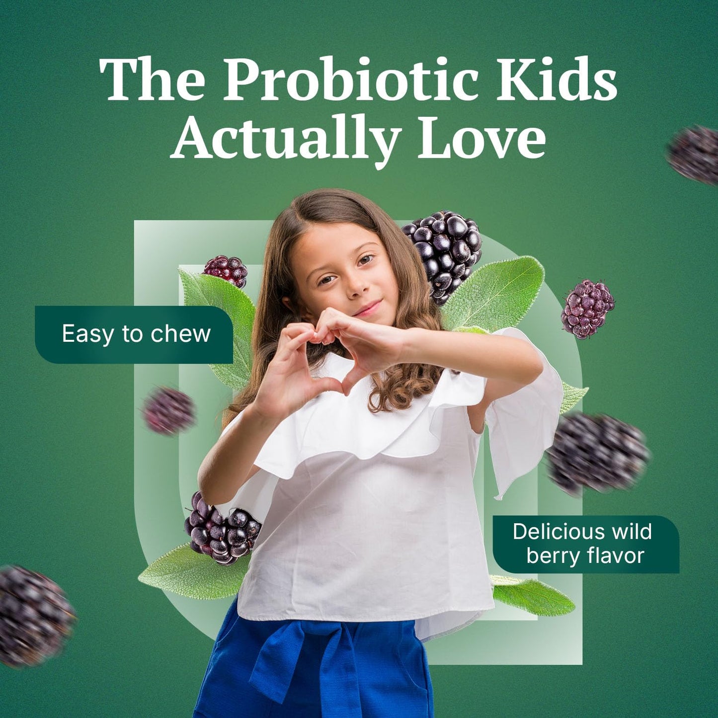 Medella Naturals Kids Probiotic + Prebiotic – 6 Billion CFU Immune and Digestive Support – 30 Tablets