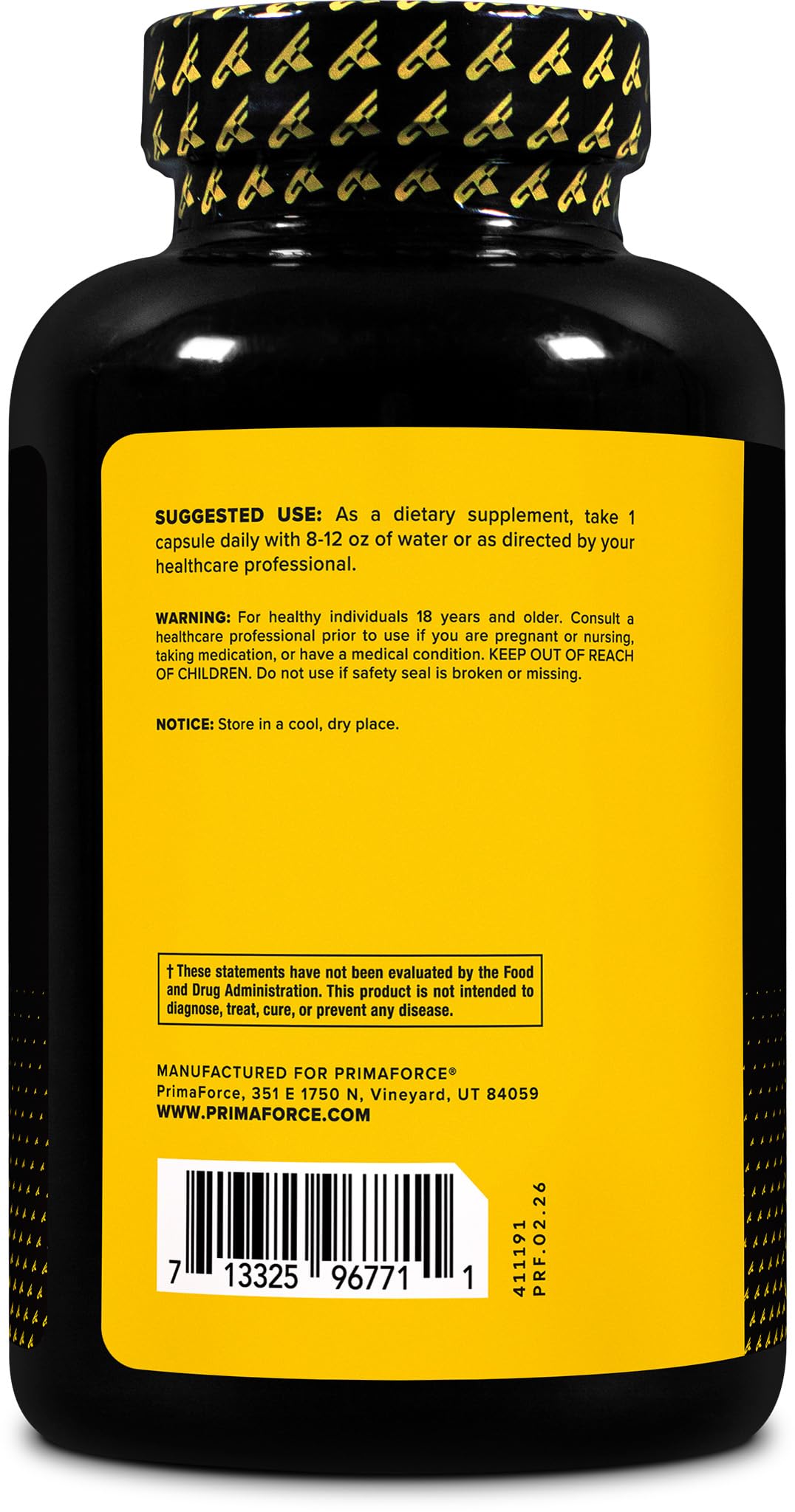 Primaforce Taurine 1000mg Capsules, 180 Capsules