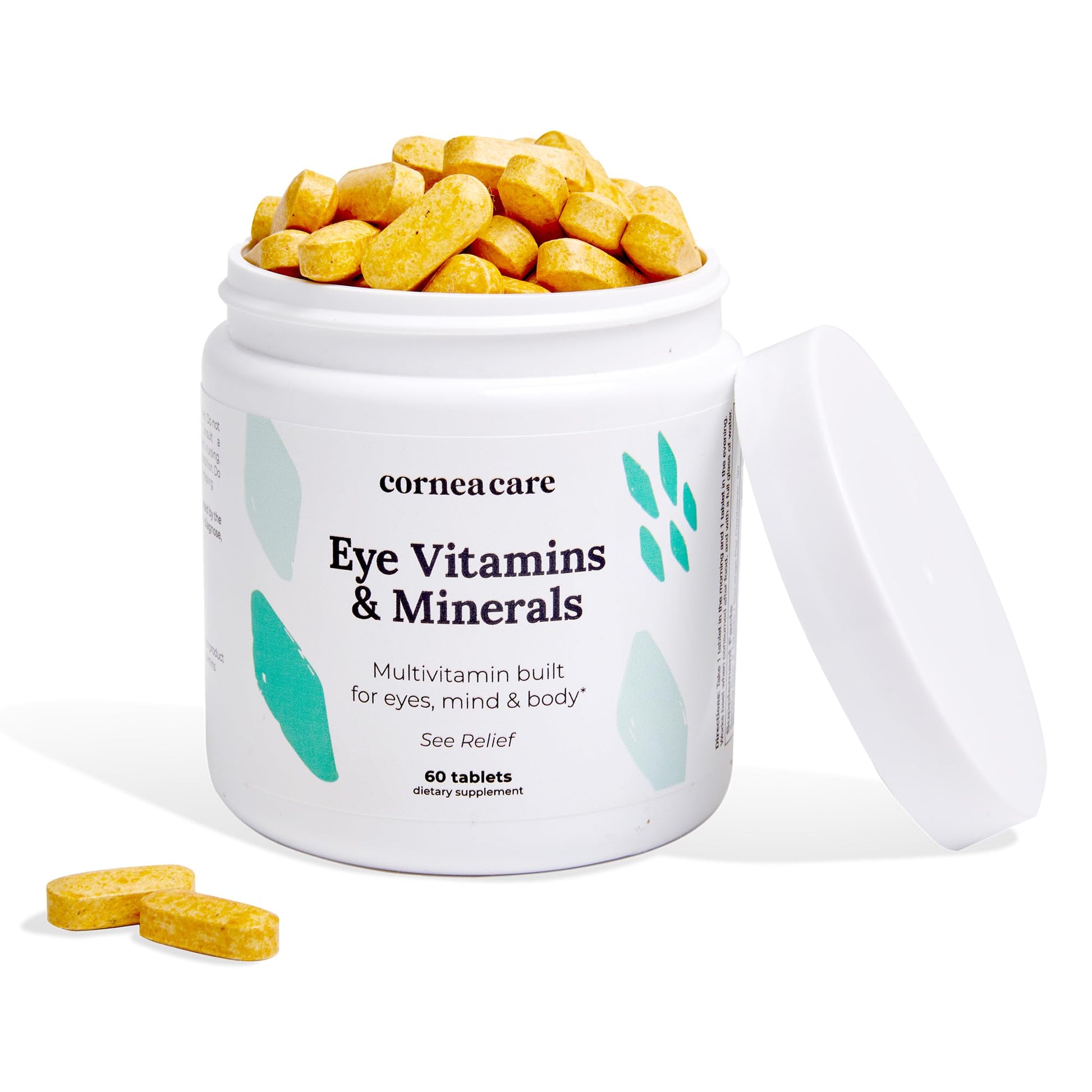 CorneaCare Multivitamin for Vision & Health Dry Eye Supplements 60 Tablets