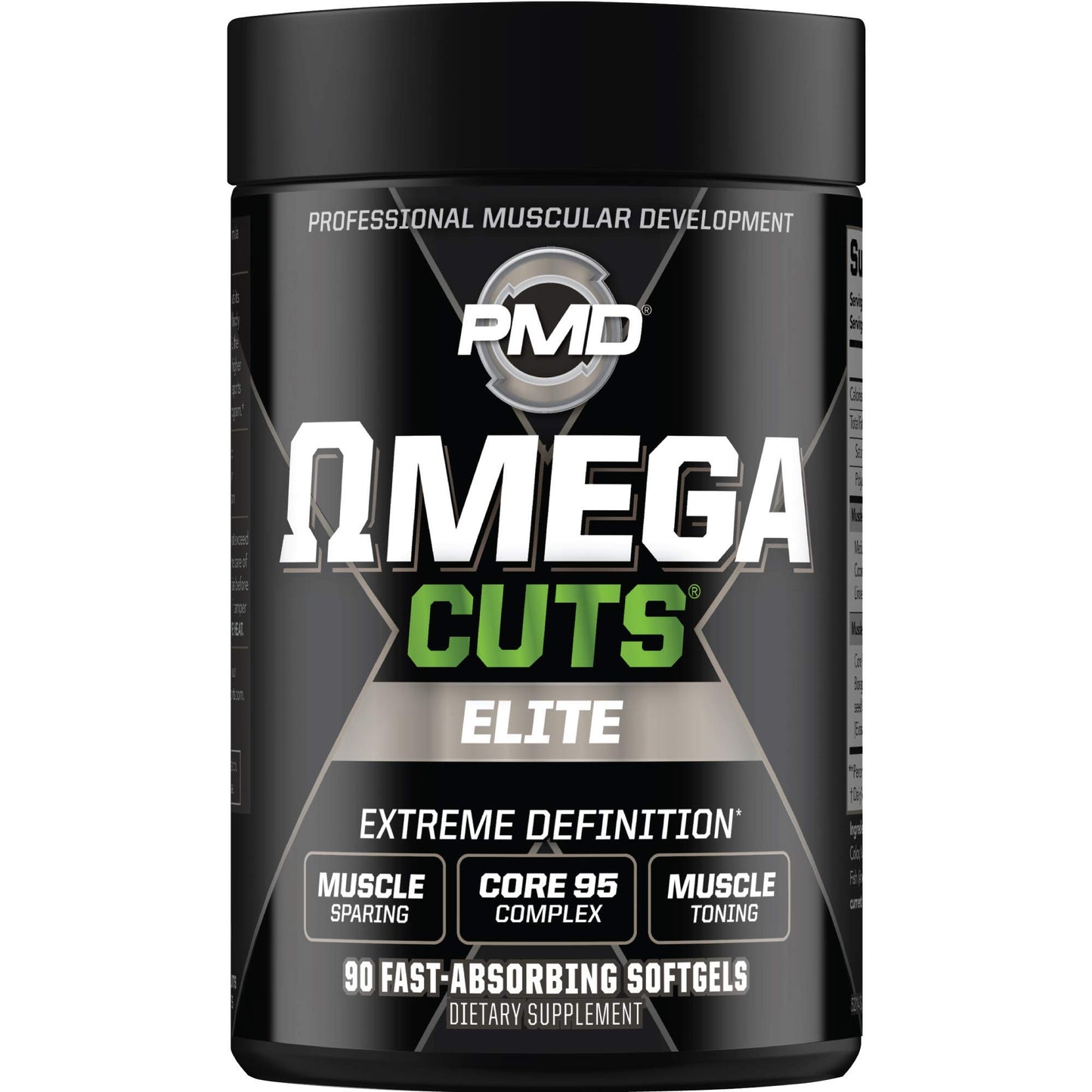 PMD Omega Cuts Elite Thermogenic Fat Burner Softgels 90