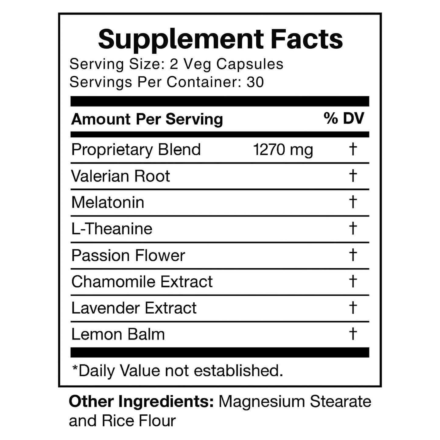 Manteniendo Tu Salud New Life Happy Night Sleep Support Valerian Root Capsules, 60 Count