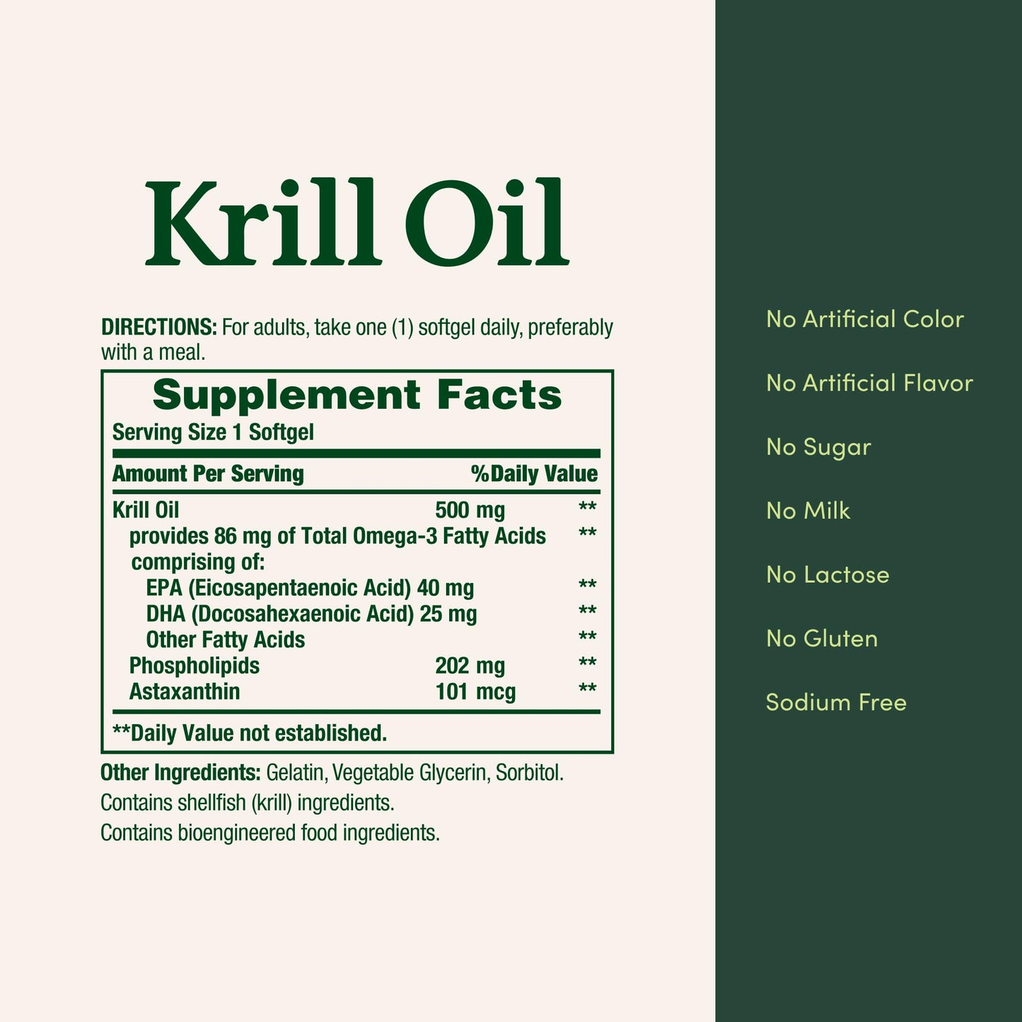 Nature's Bounty Krill Oil Softgel 30 Count