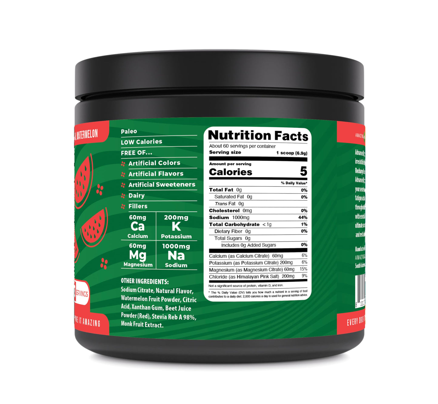 Amazing Nutrition Advanced Hydration Electrolyte Powder 7.5 oz