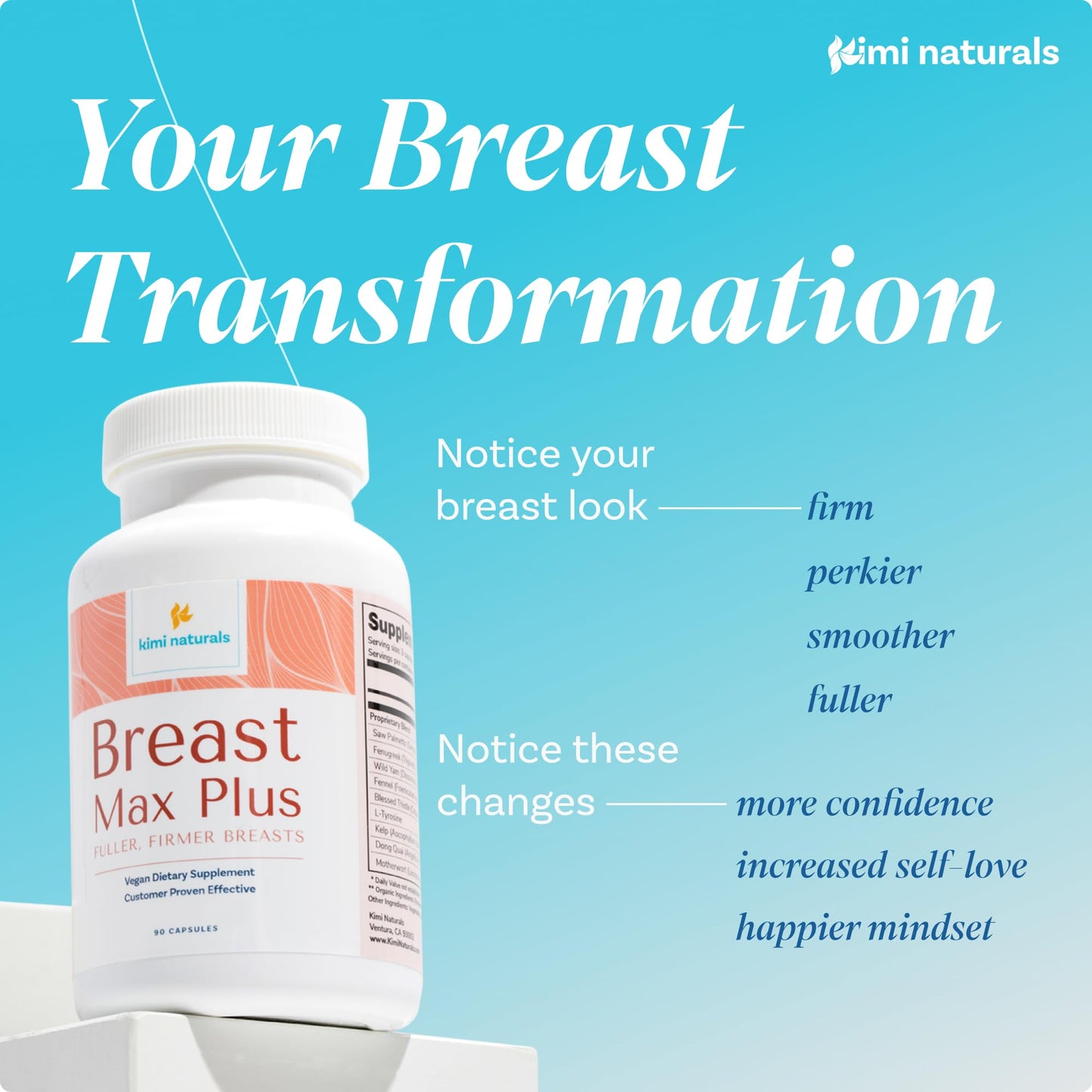 KIMI Breast Max Plus Capsules 90 Count