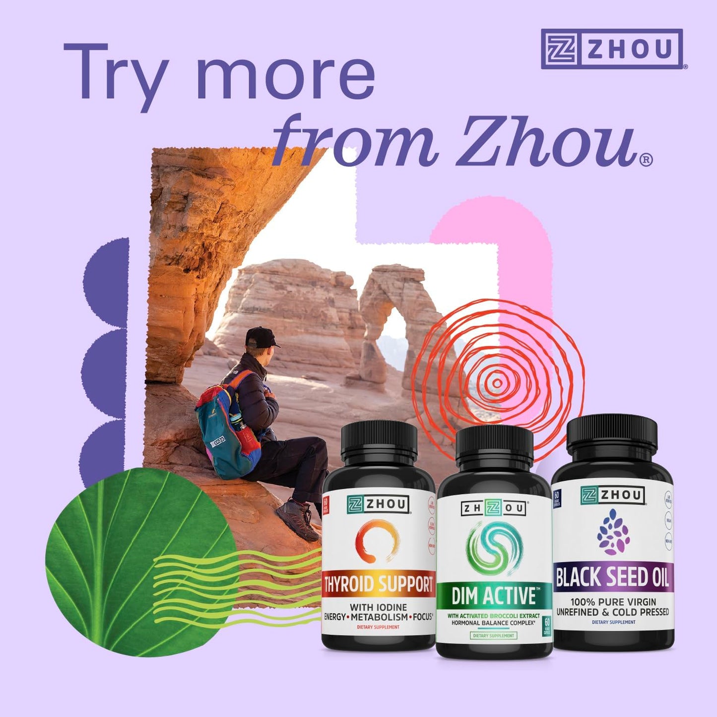 ZHOU Liver Support Liver Cleanse and Detox Capsules 60 Count