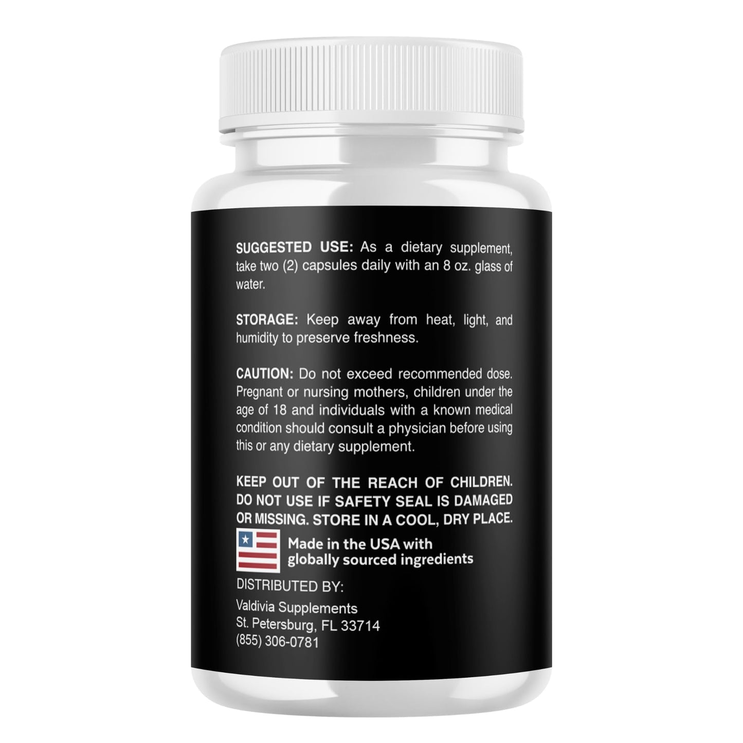 Valdivia Male Pro Edge Capsules 60 Count