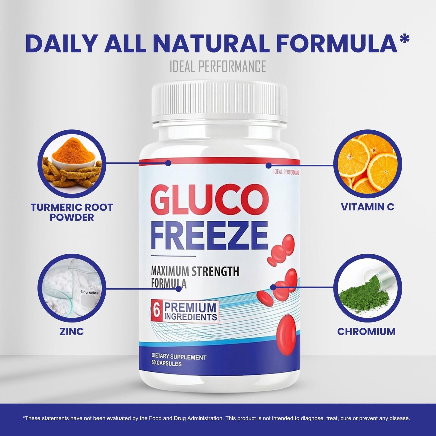 IDEAL PERFORMANCE Glucofreeze Capsules, 300 Capsules