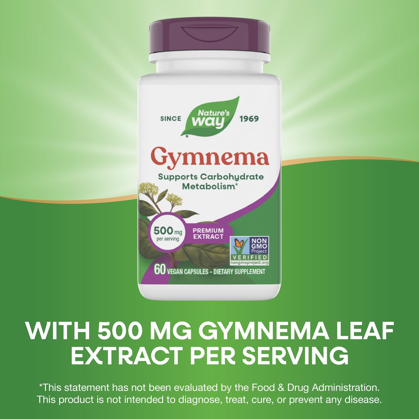 Nature's Way Gymnema Premium Extract Capsule, 60 Capsules