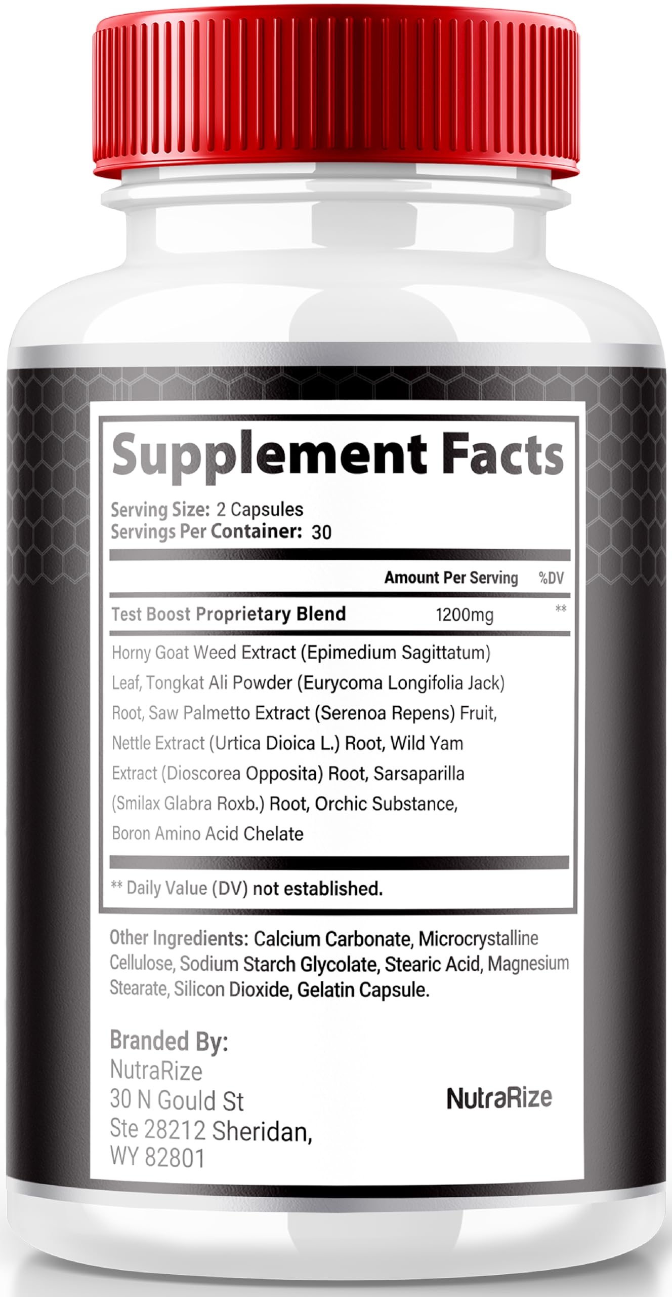 NutraRize Virilwood Capsules for Men, 180 Capsules