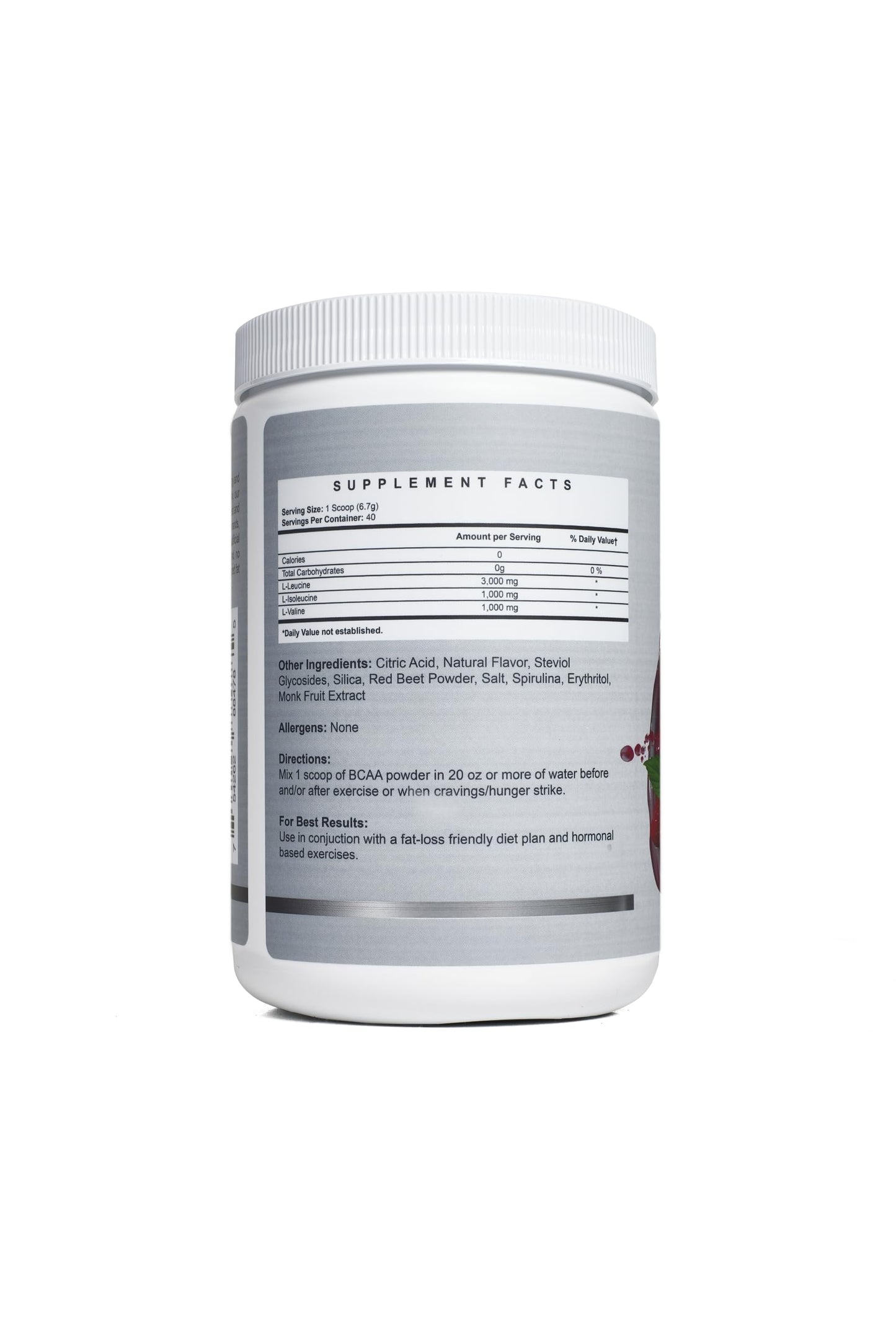 Momsanity BCAA Pre Workout Powder for Moms Raspberry Lemonade, 12 oz