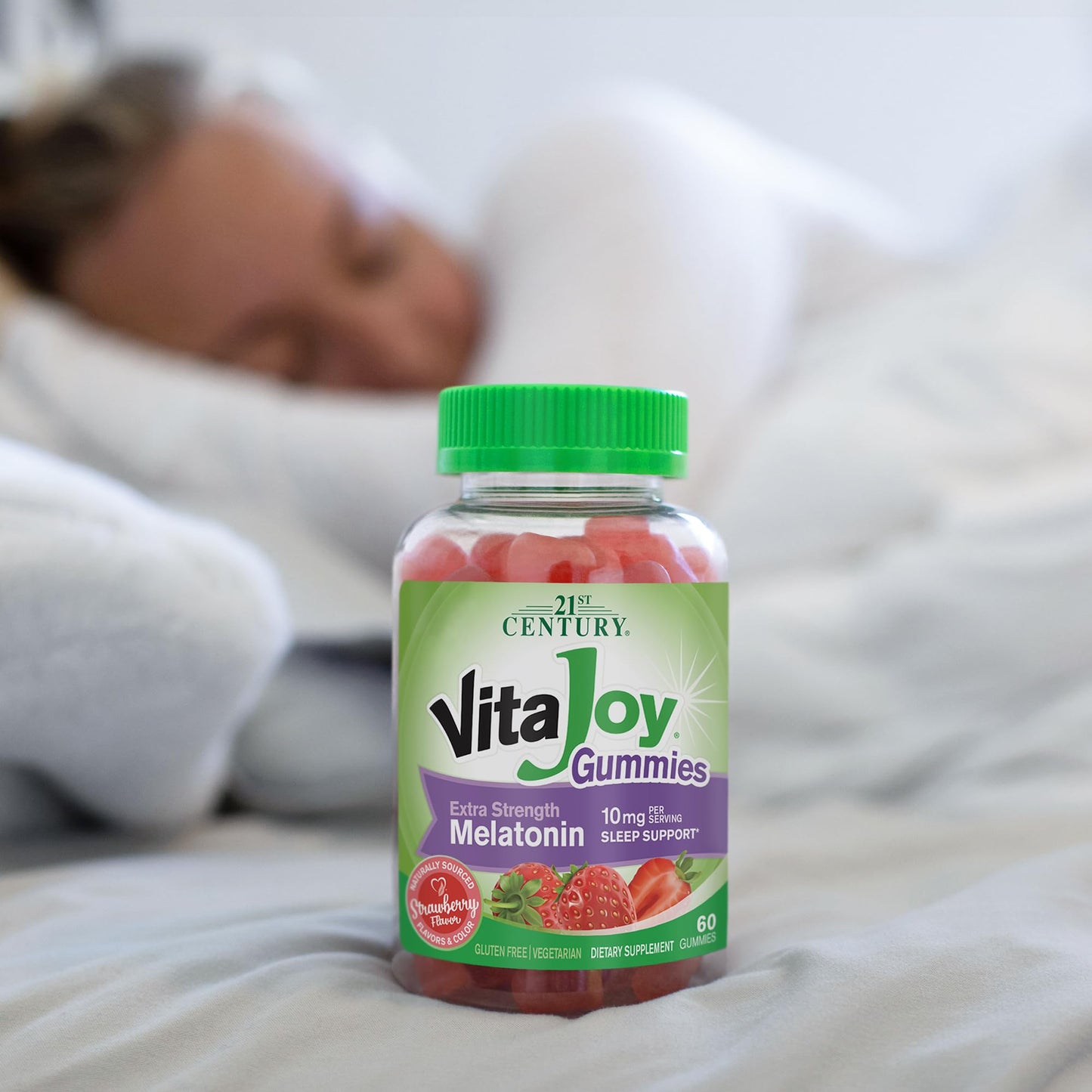 21st Century VitaJoy Melatonin 10mg Gummies, 60 Count
