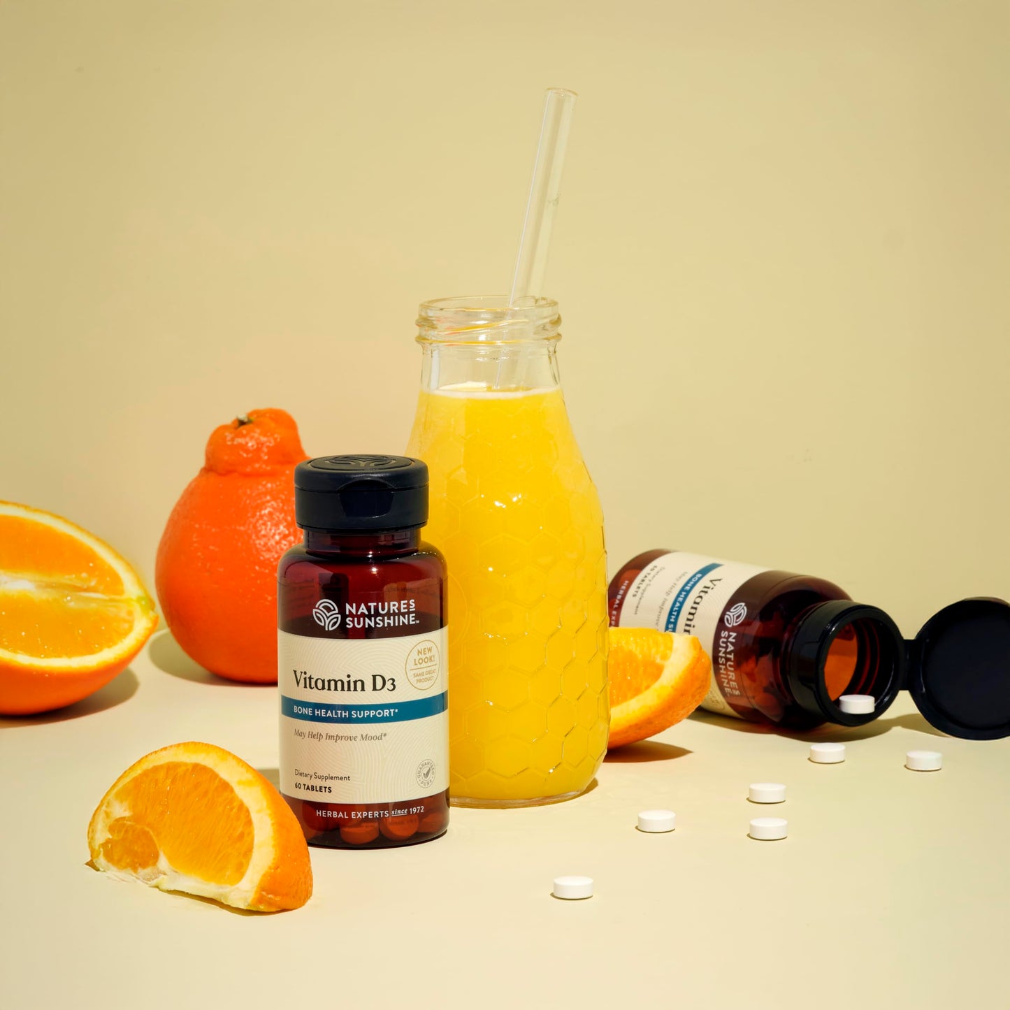 Nature's Sunshine Vitamin D3 Tablets 180