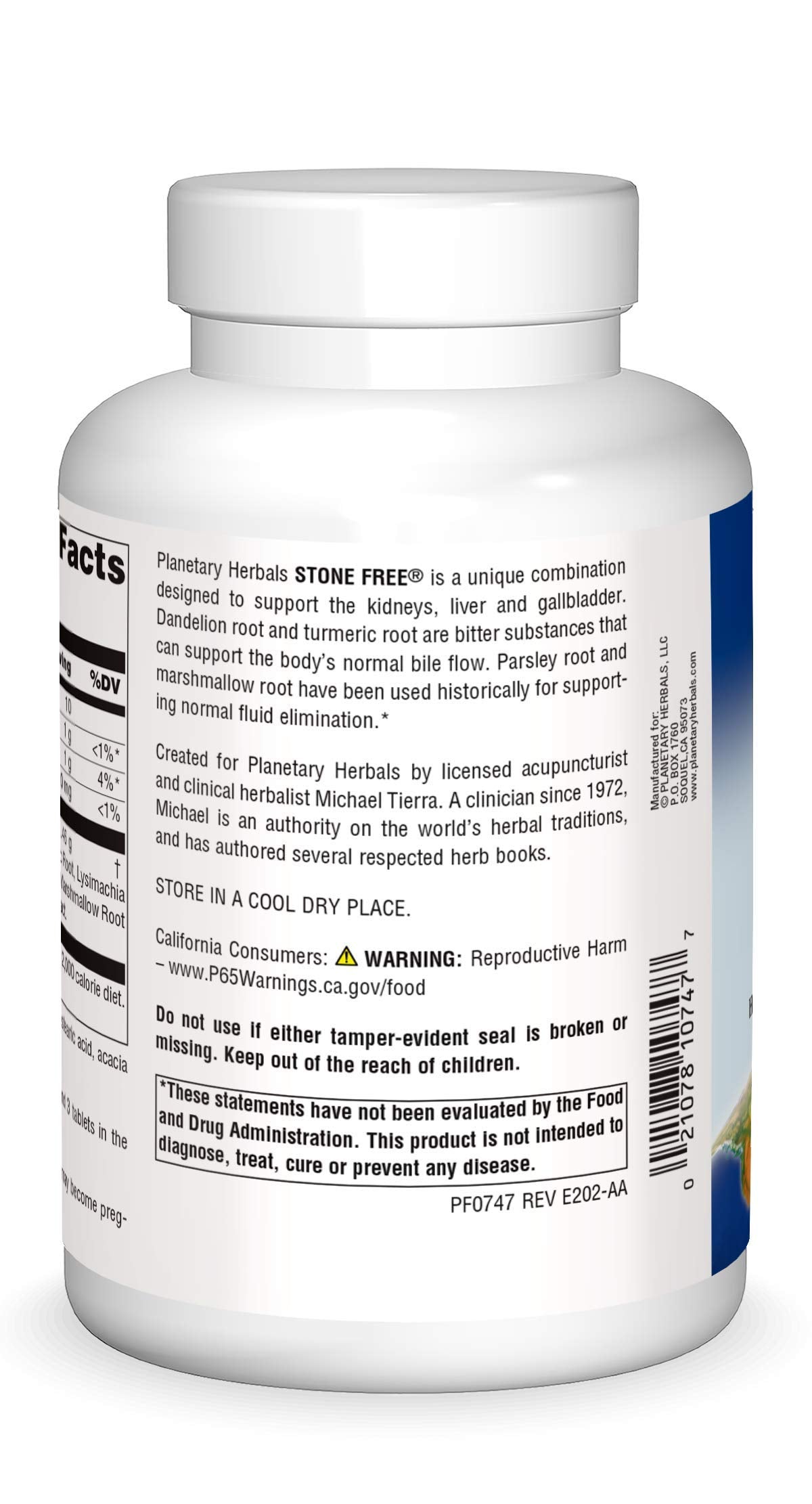 Planetary Herbals Stone Free Herbal Support for Kidney and Gallbladder Tablet 270