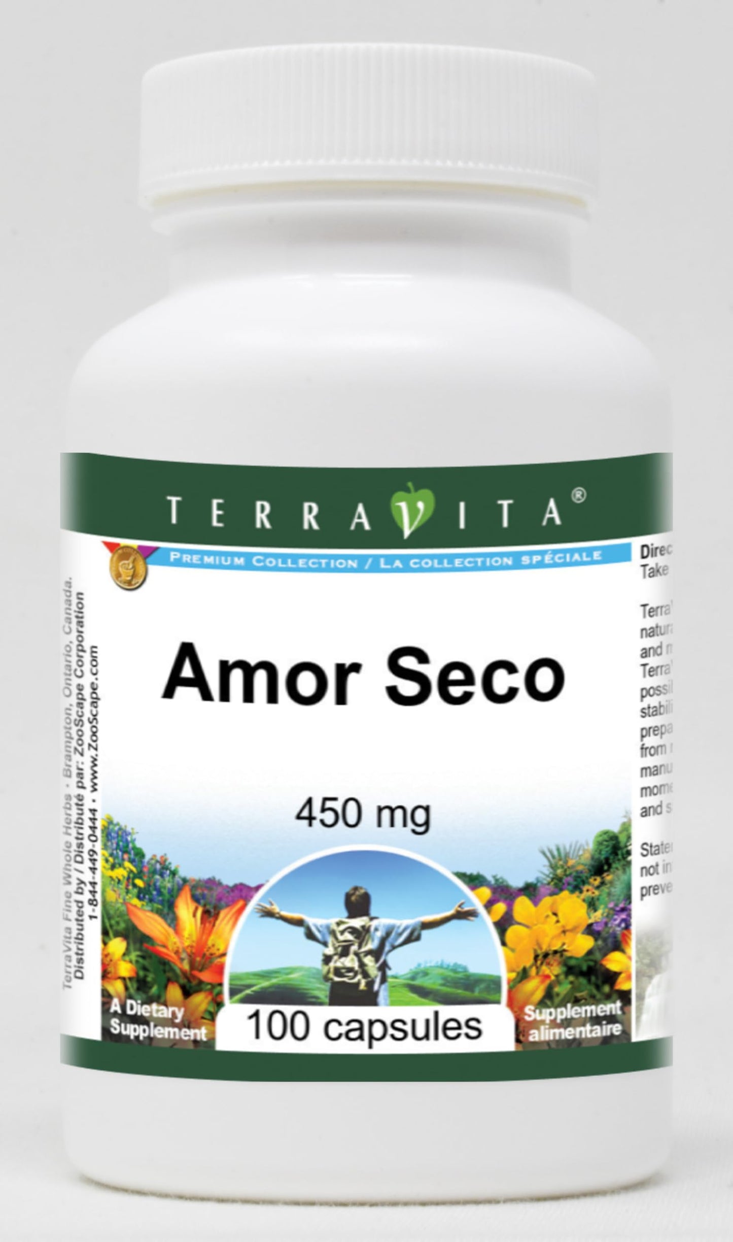 Terravita Amor Seco 450 mg Capsules, 300 Capsules