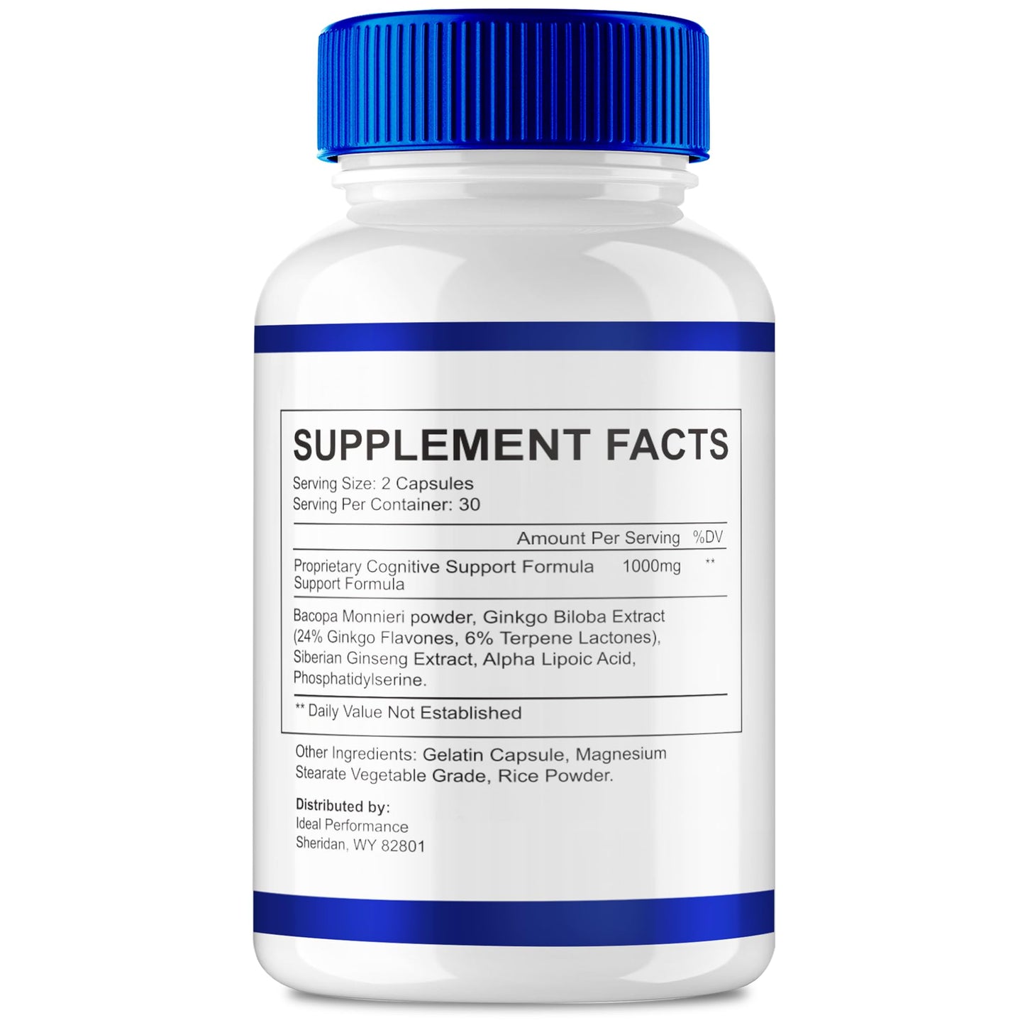 Ideal Performance Enhance Mind IQ Capsules 180 Capsules