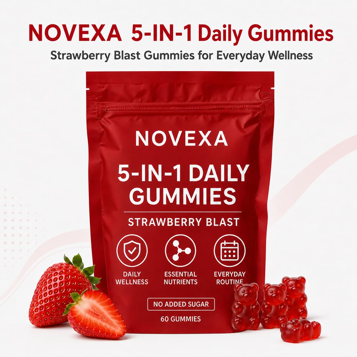 Magnixa Novexa Growth Gummies Gummy 60 Count