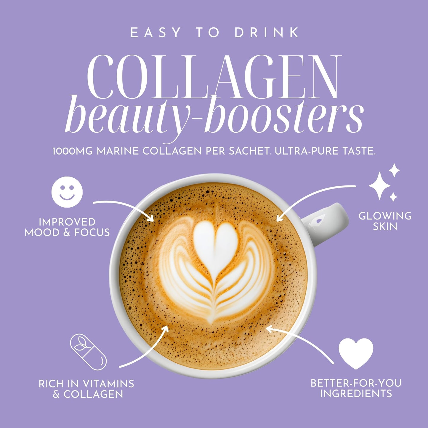Clöud Café Collagen Infused Royal Milk Tea Instant Tea Powder 0.84