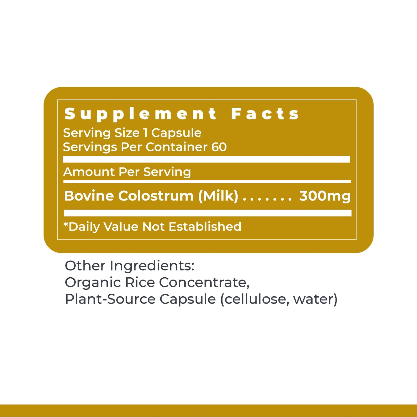 Premier Research Labs Colostrum-IgG Capsule, 60 Capsules