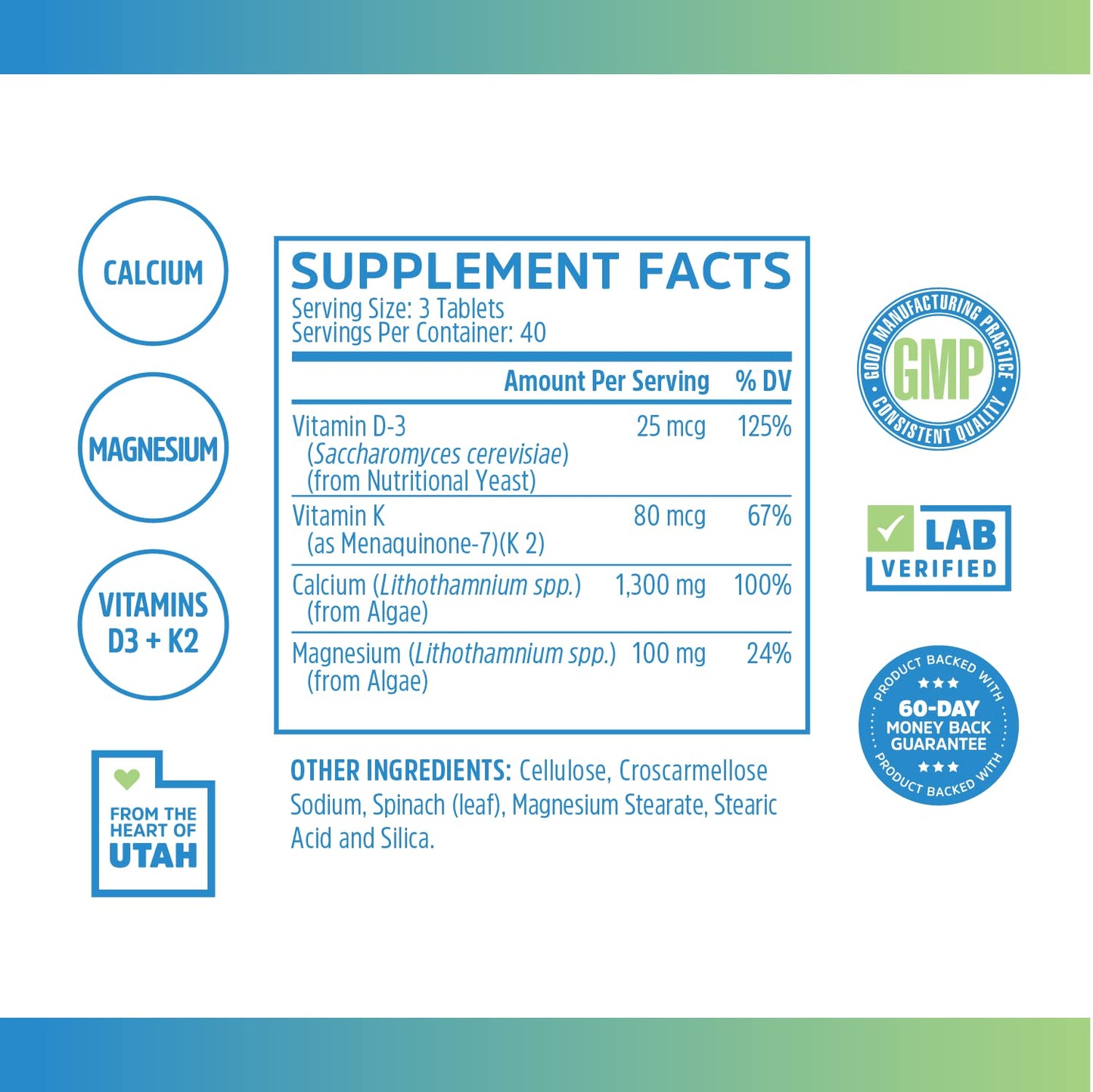 ZHOU Calcium Greens 120 Tablets
