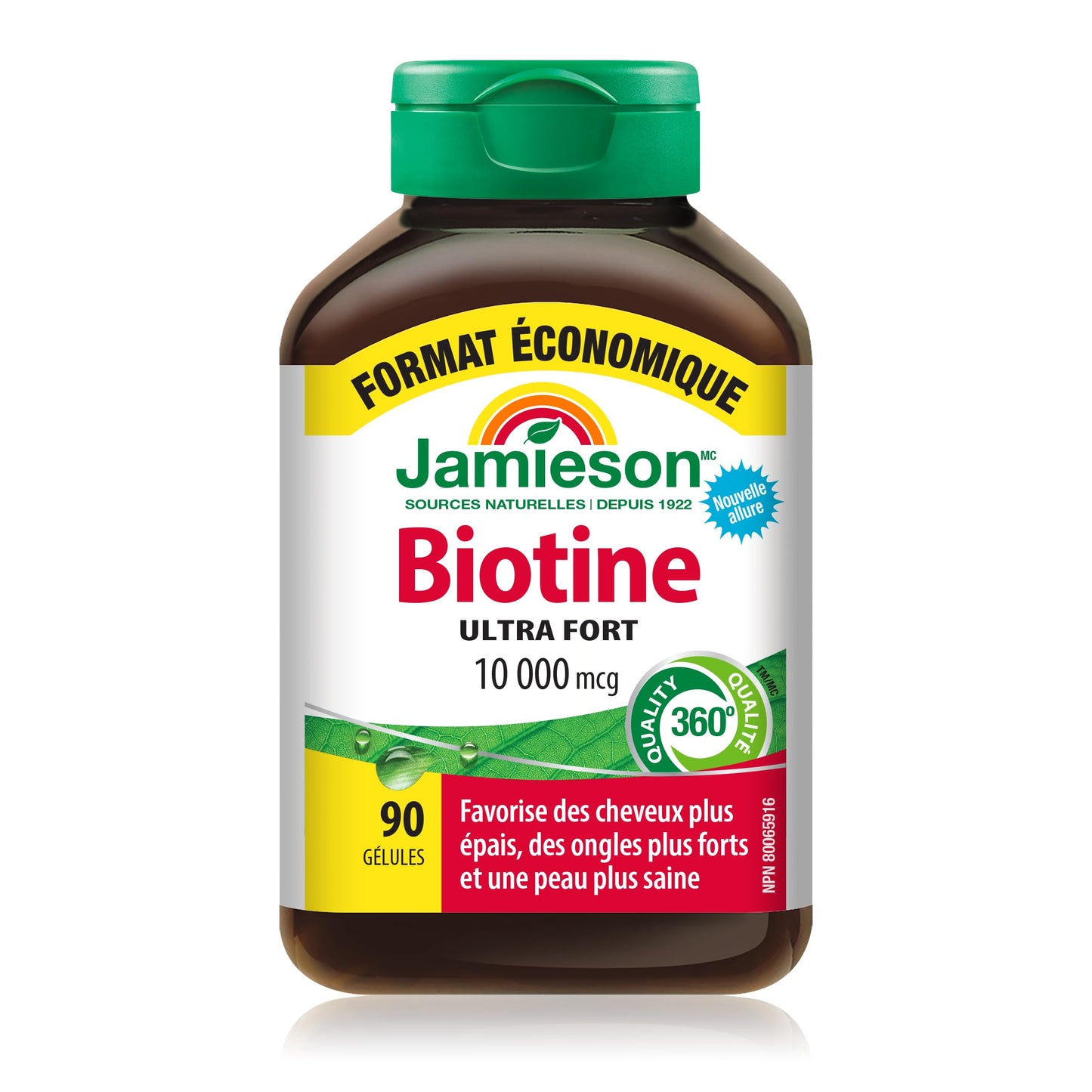 Jamieson Laboratories Biotin 10,000 mcg Softgels, 90 Softgels