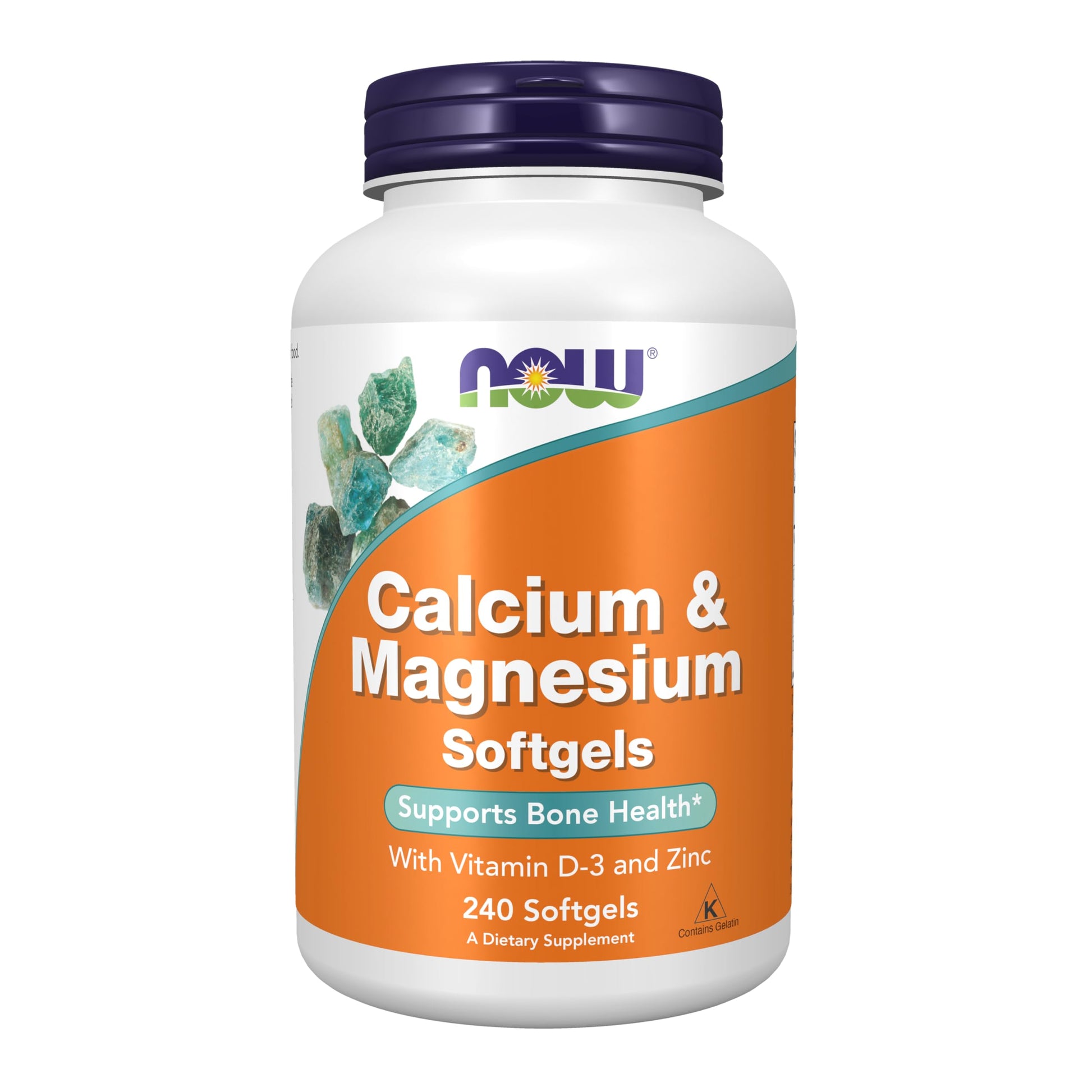 NOW Foods Calcium & Magnesium Softgels 480 Count