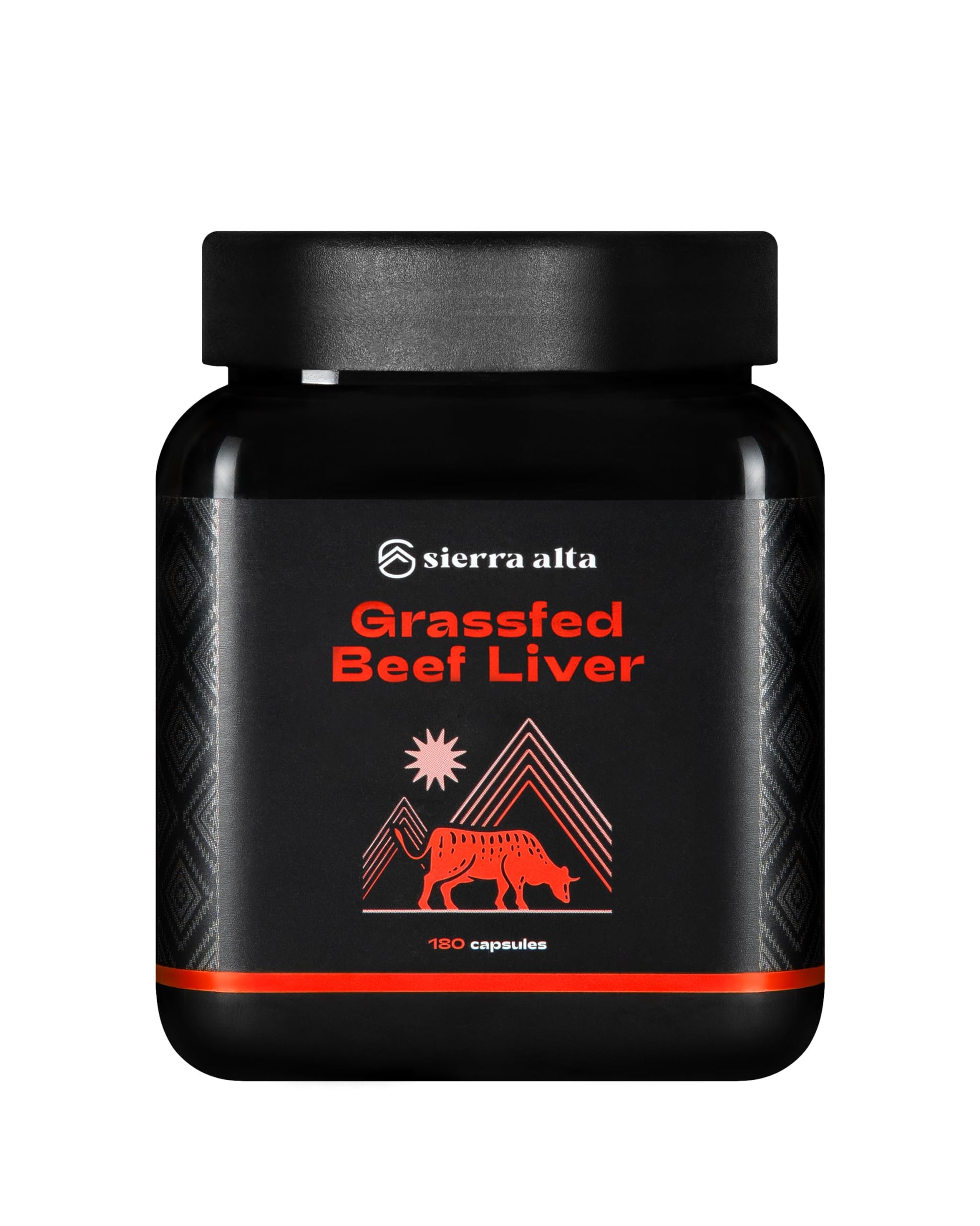Sierra Alta Supplements Beef Liver Capsules, 180 Capsules