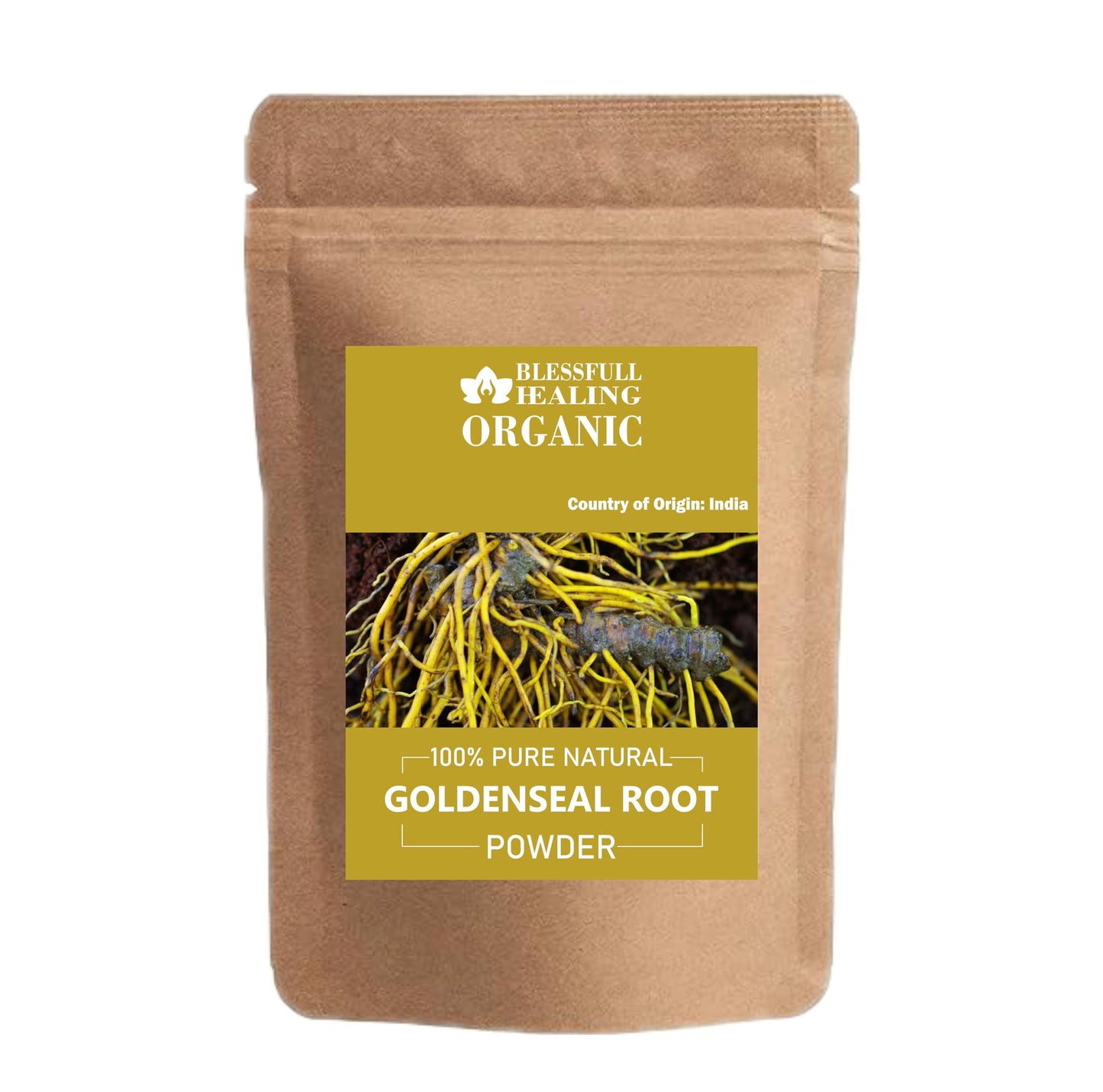 Blessfull Healing Organic Goldenseal Root Powder 10.58 oz